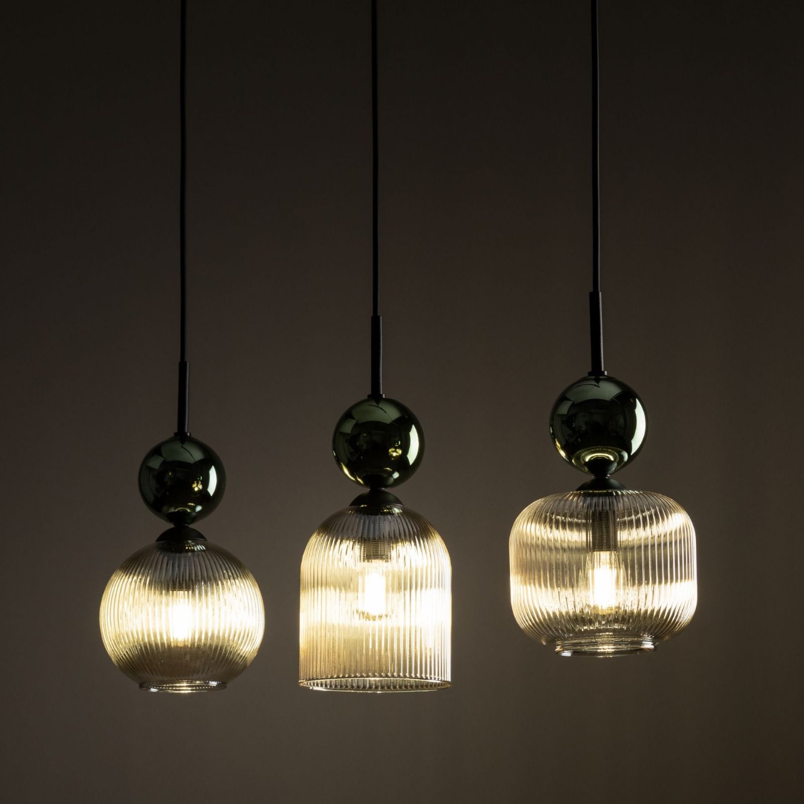 Lampa wisząca SOPHIA COGNAC Zielona 11147