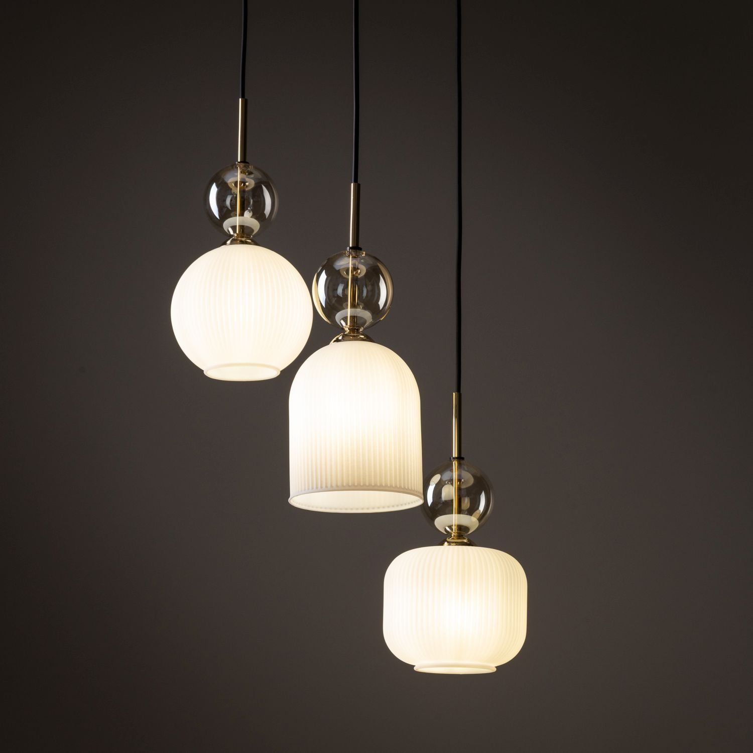 Lampa wisząca SOPHIA COGNAC Złota 11592