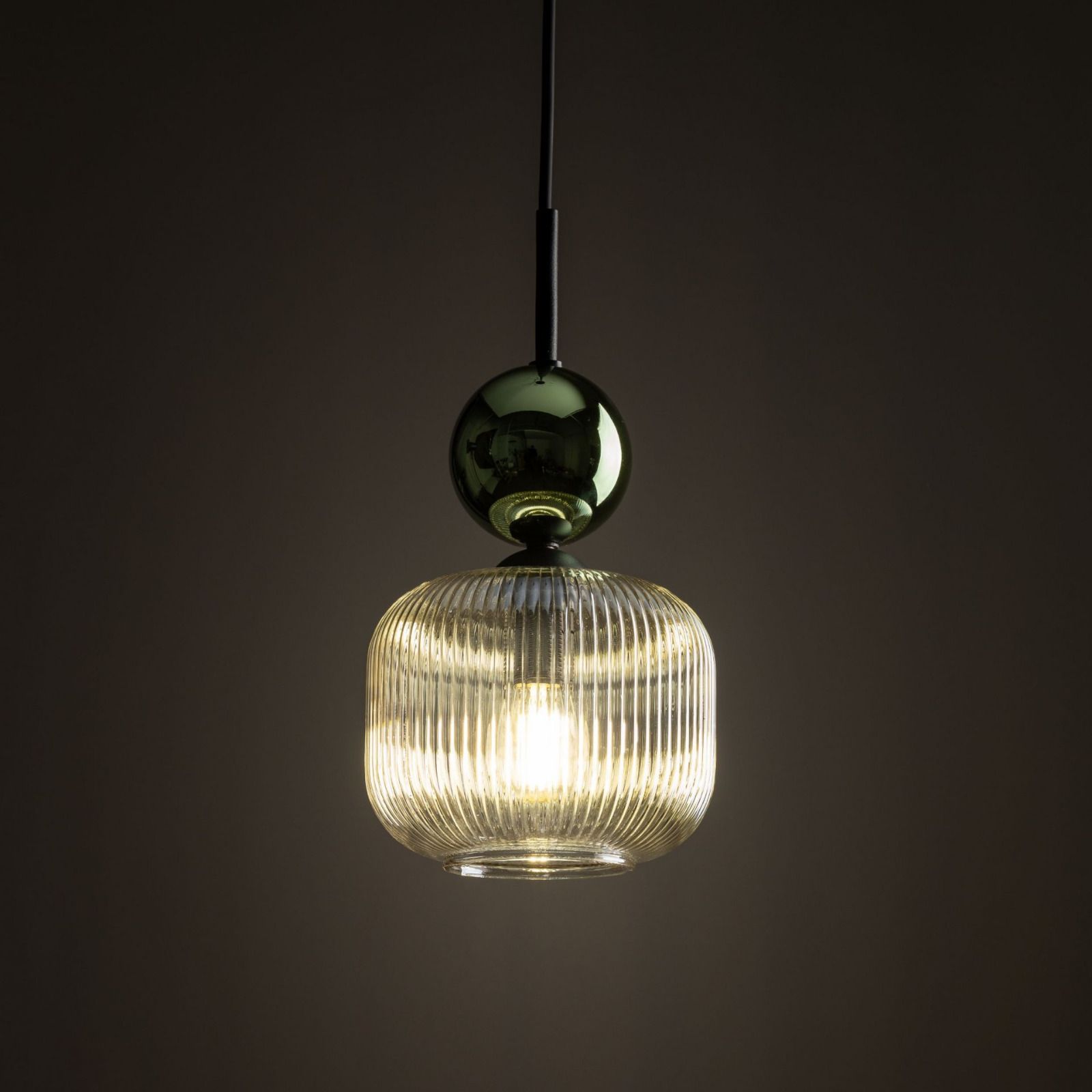 Lampa wisząca SOPHIA COGNAC ZIelona 11144