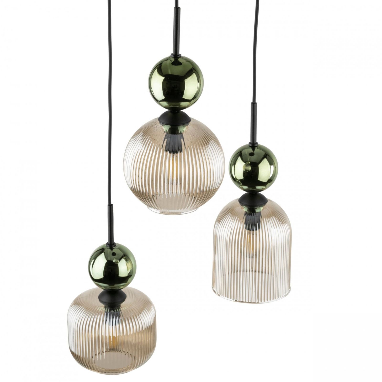 Lampa wisząca SOPHIA COGNAC Zielona 11148