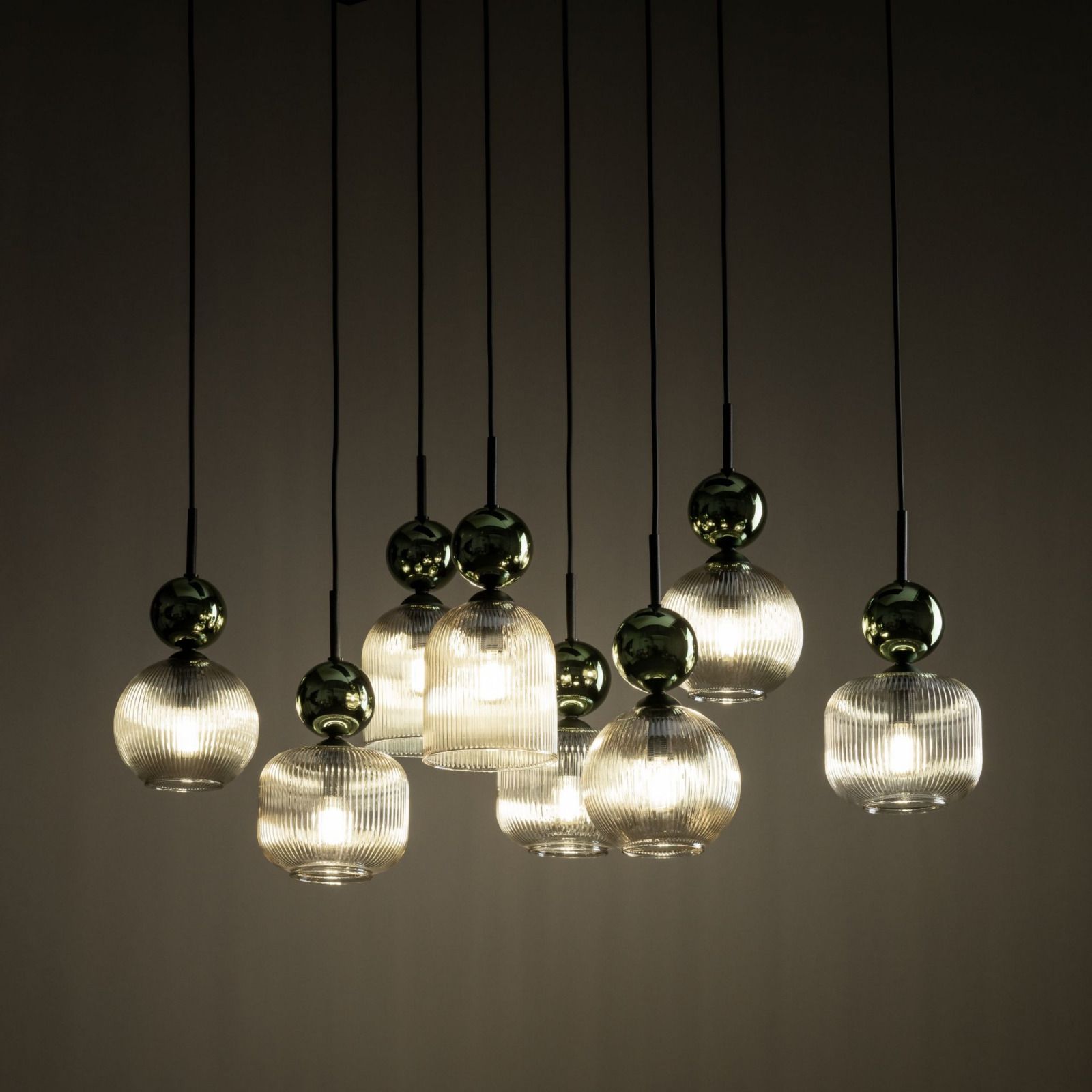 Lampa wisząca SOPHIA COGNAC Zielona 11151