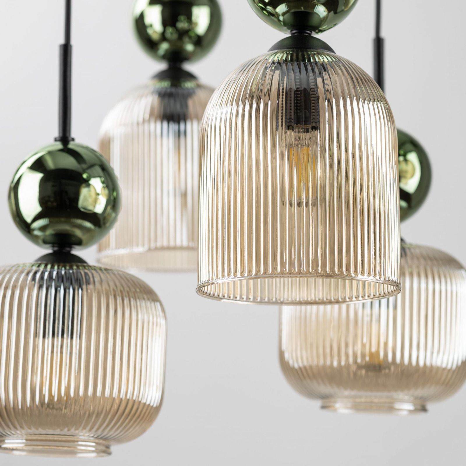 Lampa wisząca SOPHIA COGNAC Zielona 11151