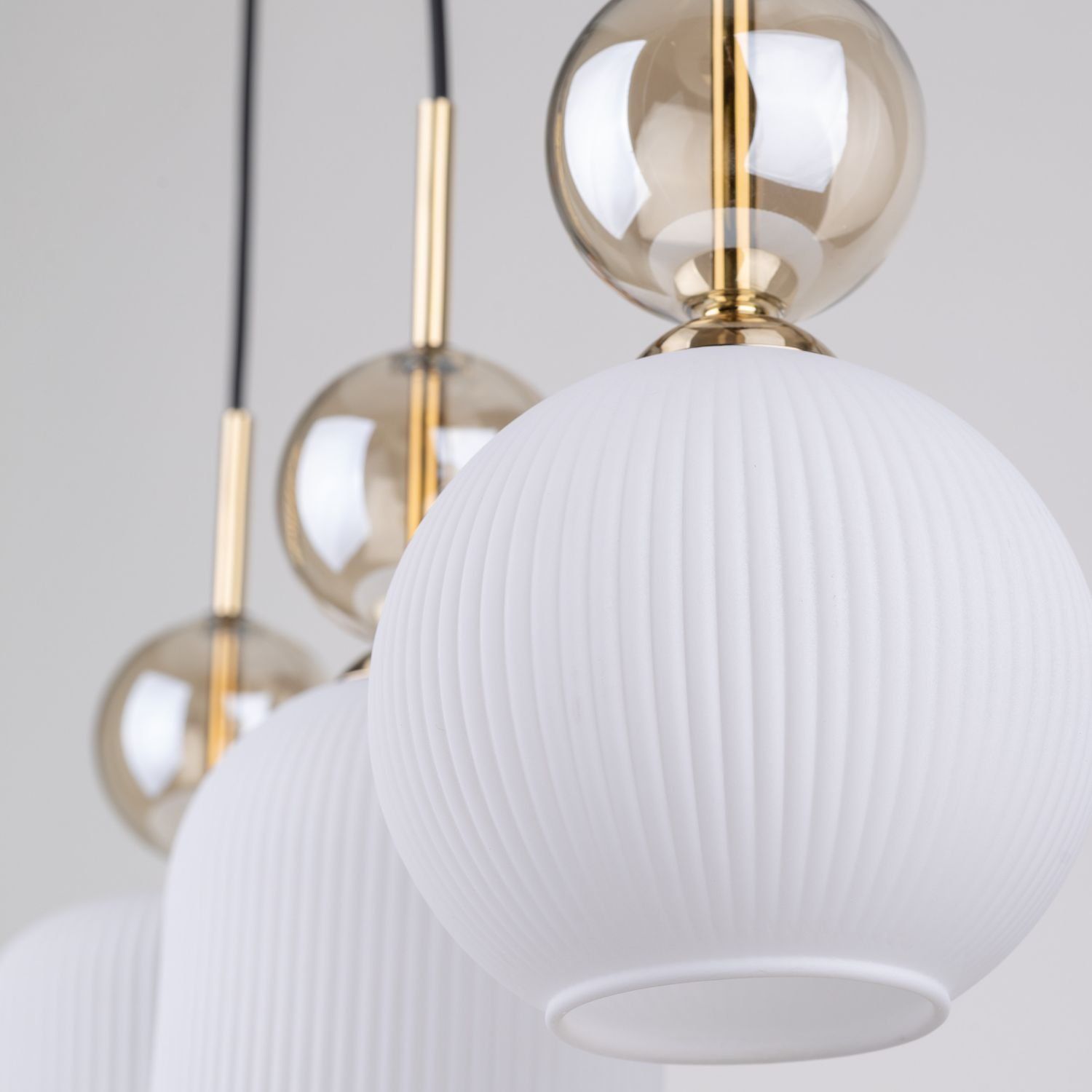 Lampa wisząca SOPHIA COGNAC Złota 11591