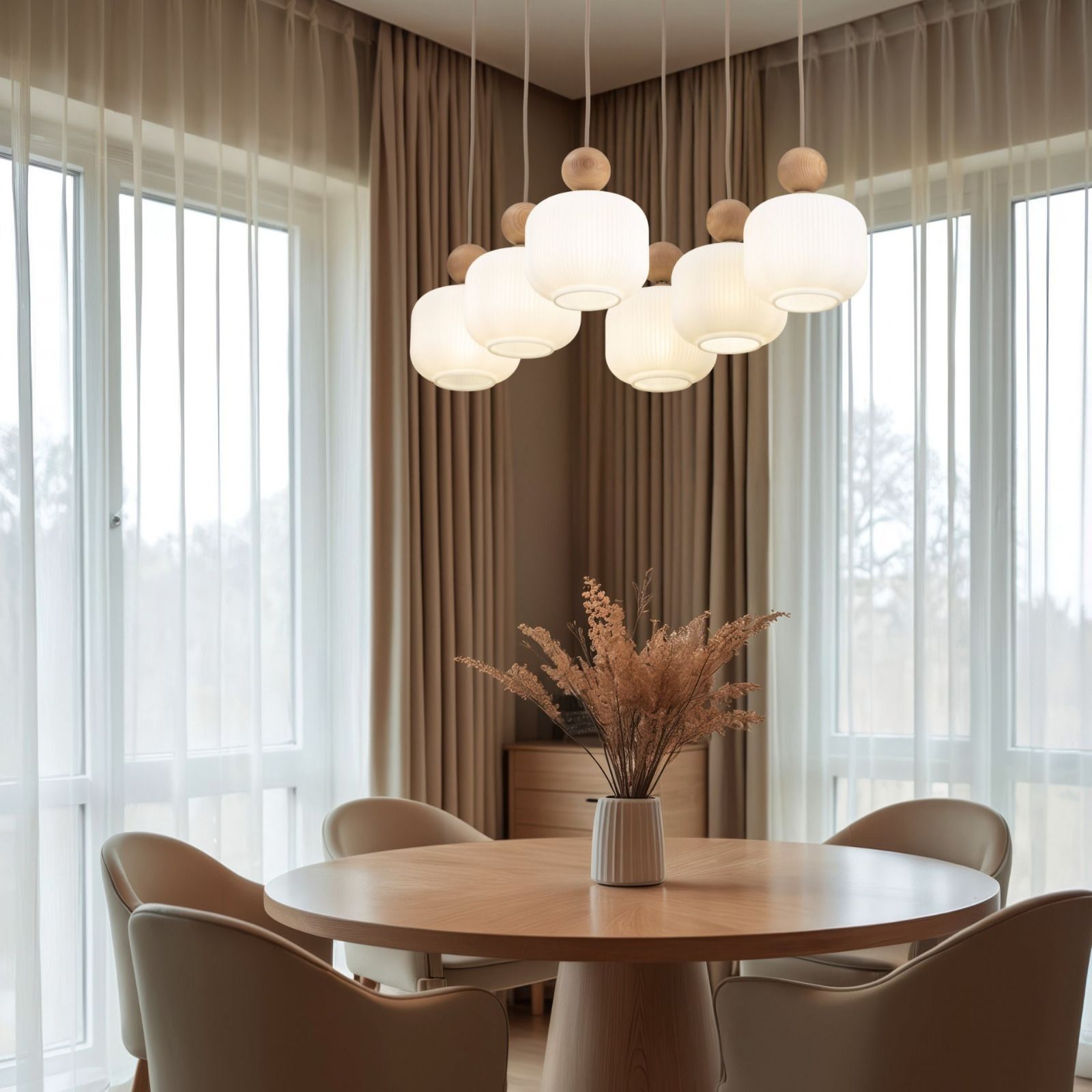 Lampa wisząca BALLO Brązowa 11052