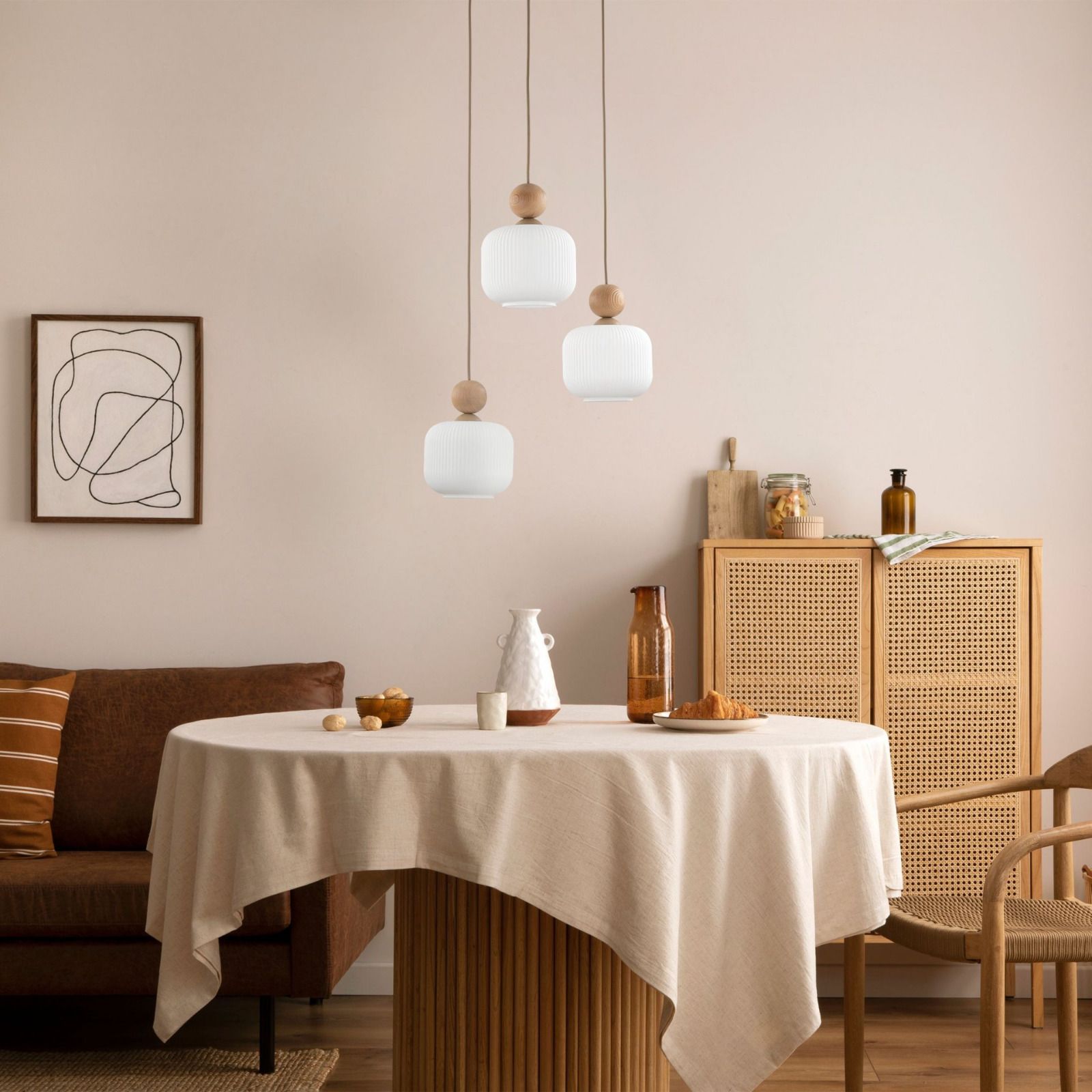 Lampa wisząca BALLO Brązowa 11050