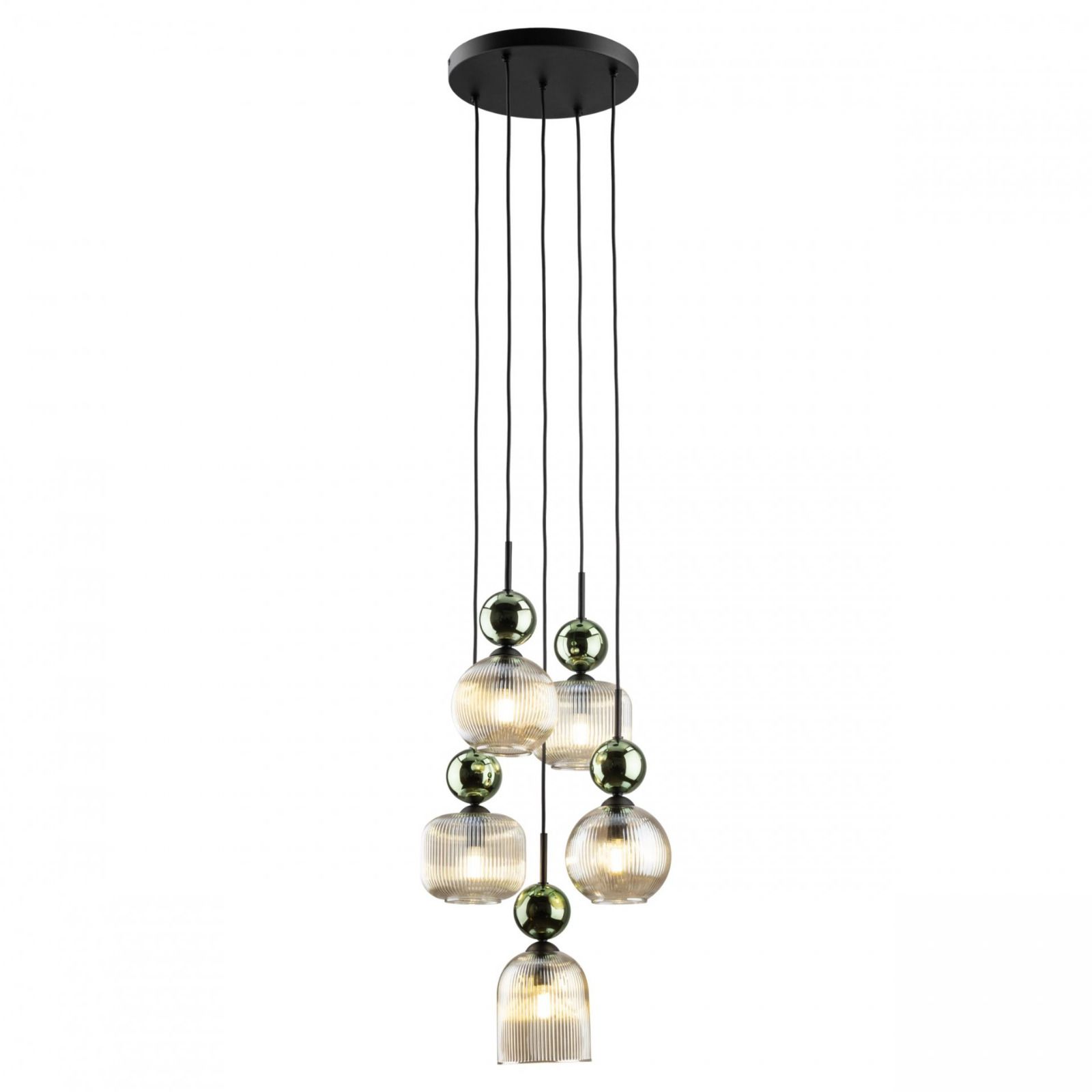 Lampa wisząca SOPHIA COGNAC Zielona 11149