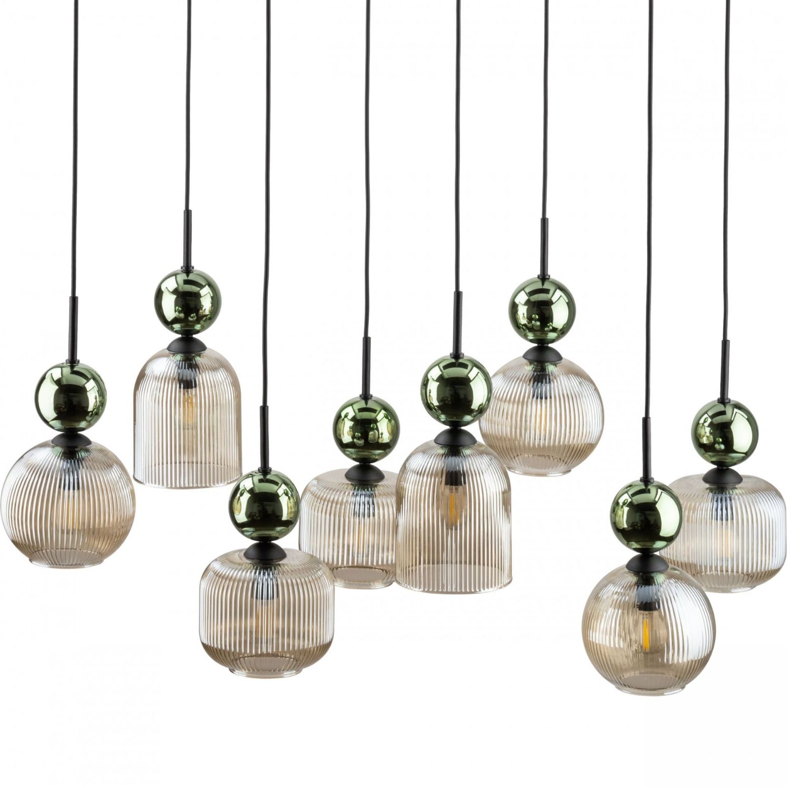 Lampa wisząca SOPHIA COGNAC Zielona 11151