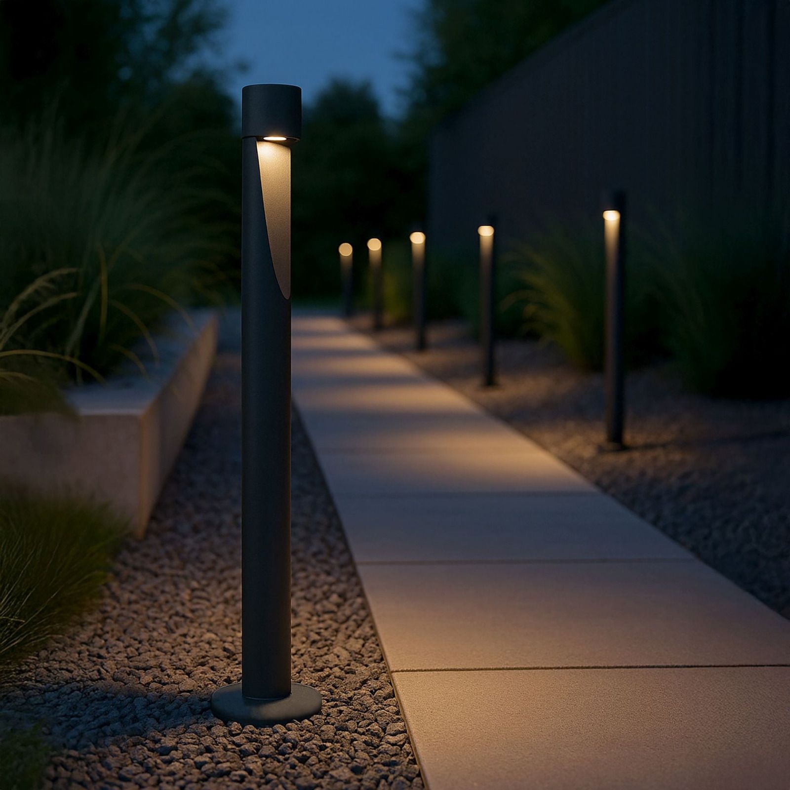 Lampa zewnętrzna słupek ogrodowy LED SENA wys. 80 cm Lampa zewnętrzna słupek ogrodowy LED SENA wys. 80 cm