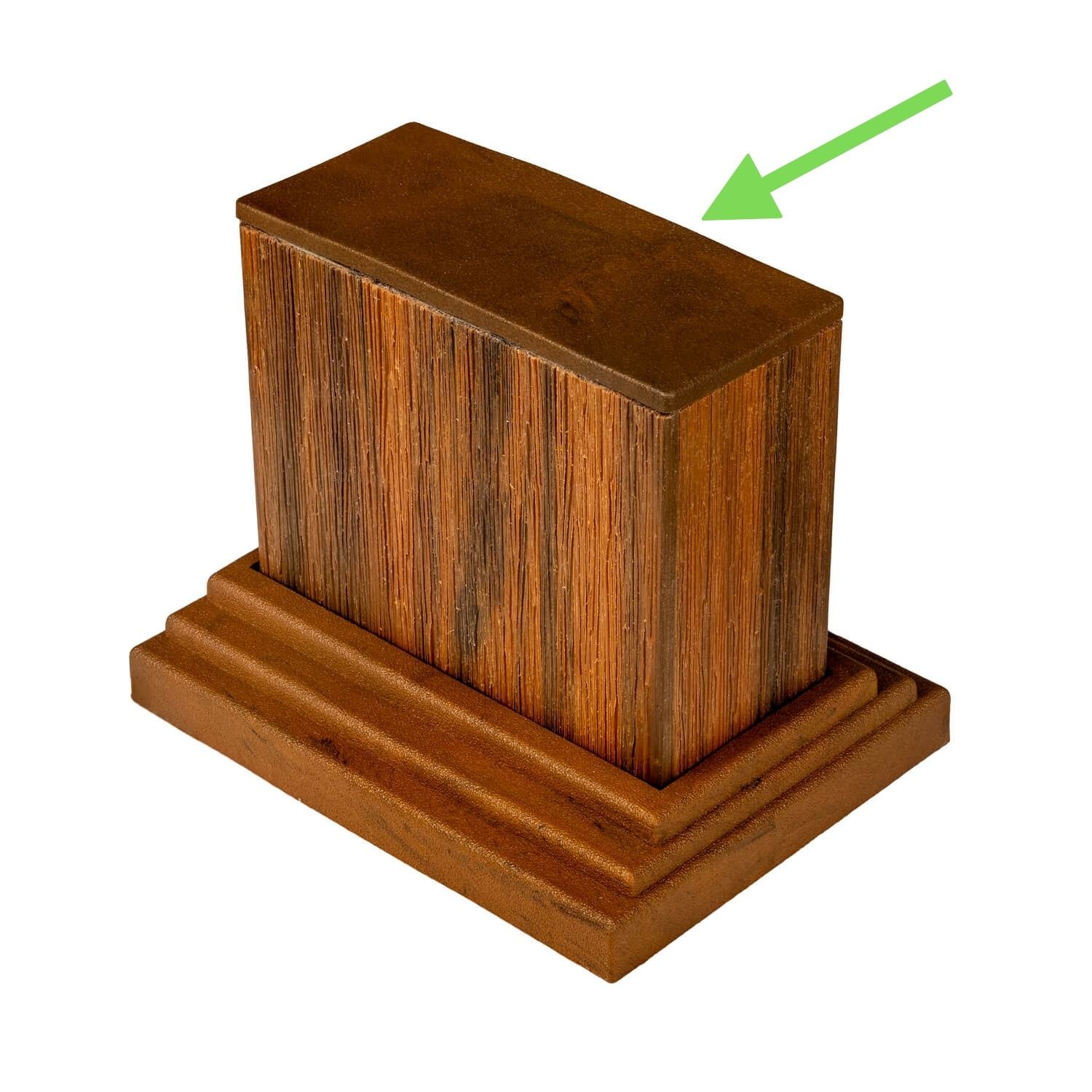 Zaślepka do profili dekoracyjnych 9 x 4 cm Premium Teak Zaślepka do profili dekoracyjnych 9 x 4 cm Premium Teak
