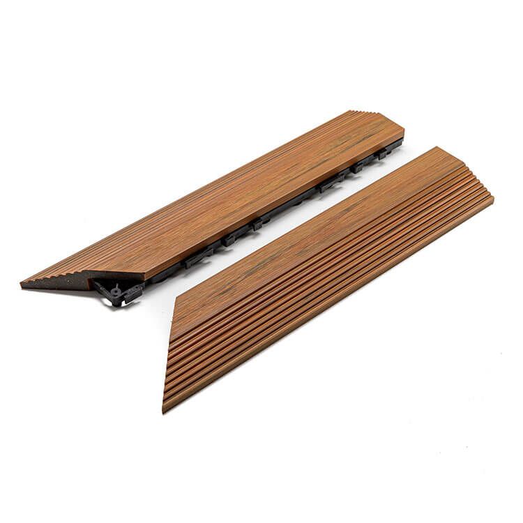 Podest Tarasowy Kompozytowy Premium Narożny Prawy Amber