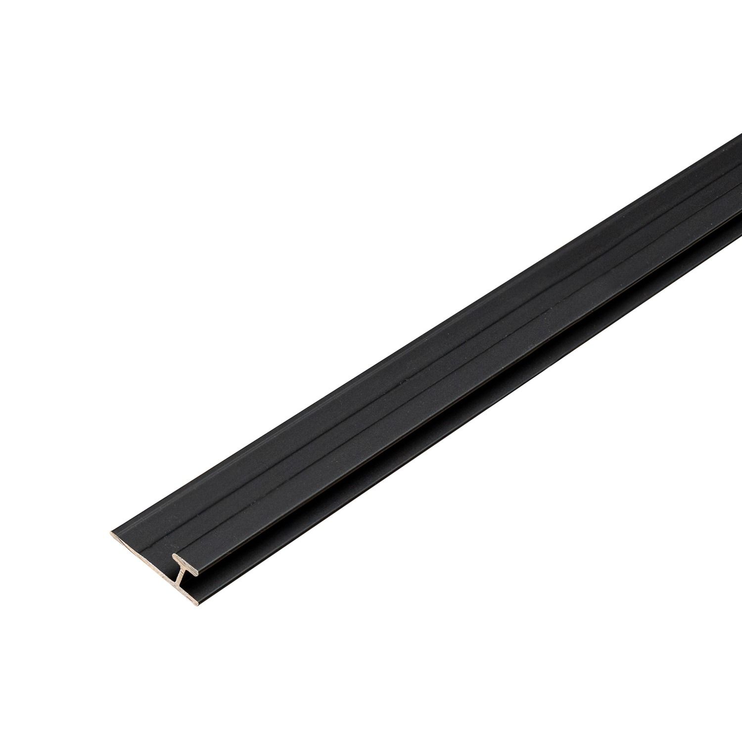 Łącznik aluminiowy 3,5 mm do paneli ściennych Czarny Mat – 2,9 m