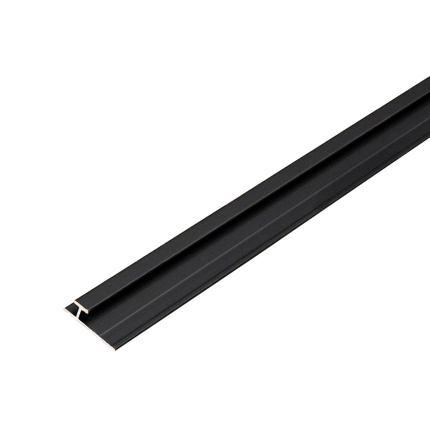 Łącznik aluminiowy 3,5 mm do paneli ściennych Czarny Mat – 2,9 m
