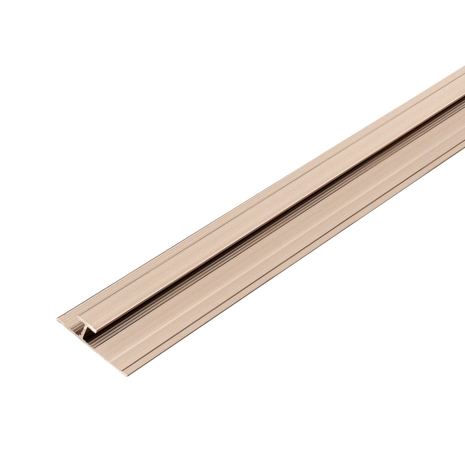 Łącznik aluminiowy 4,5 mm do paneli ściennych Miedziany Mat – 2,9 m