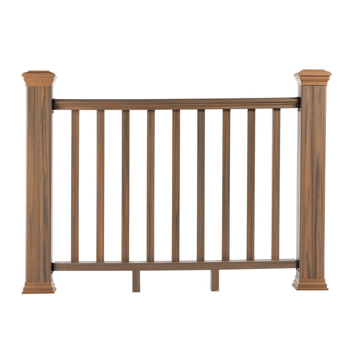 Balustrada kompozytowa Teak 140 x 113 cm (1 słupek)
