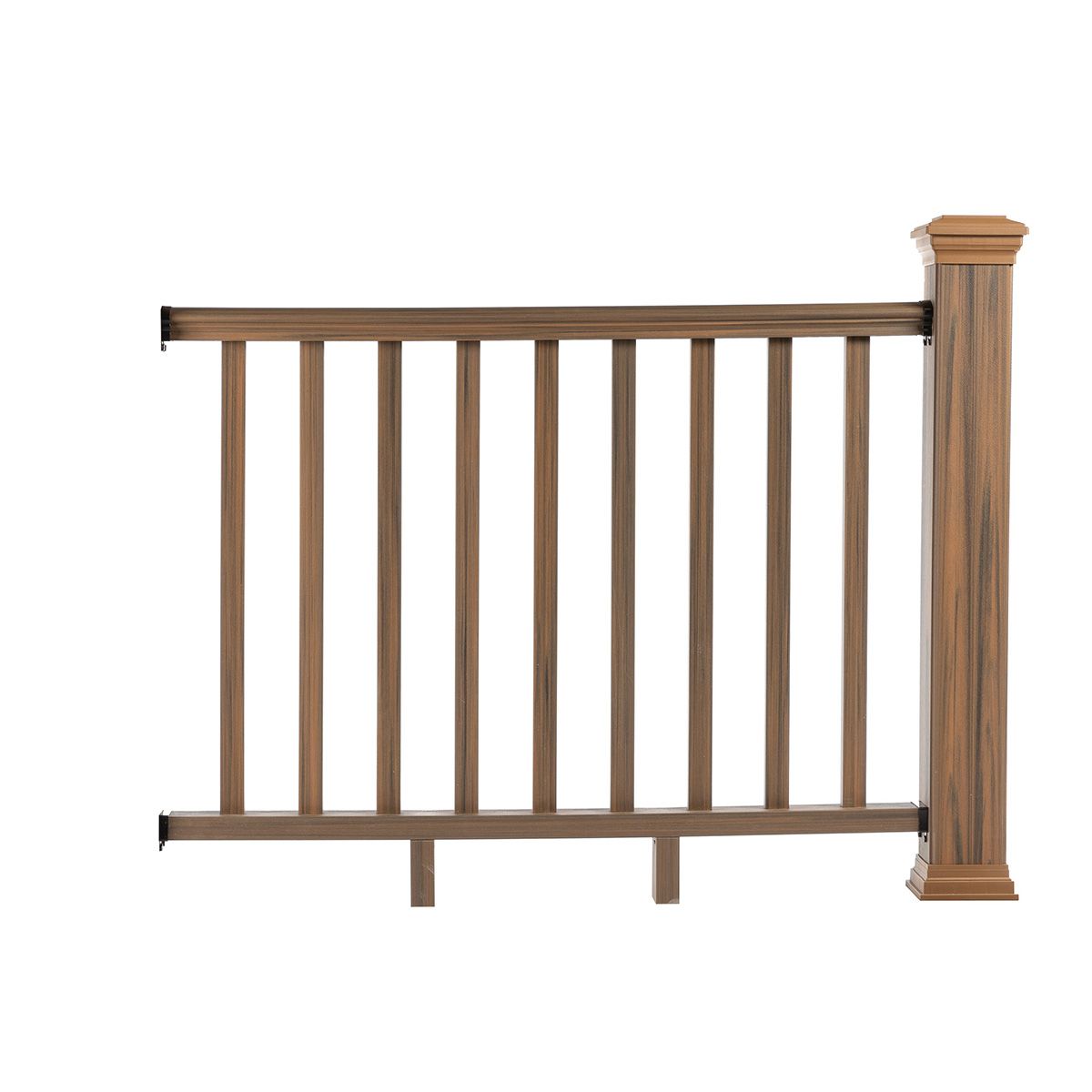 Balustrada kompozytowa Teak 140 x 113 cm (1 słupek)