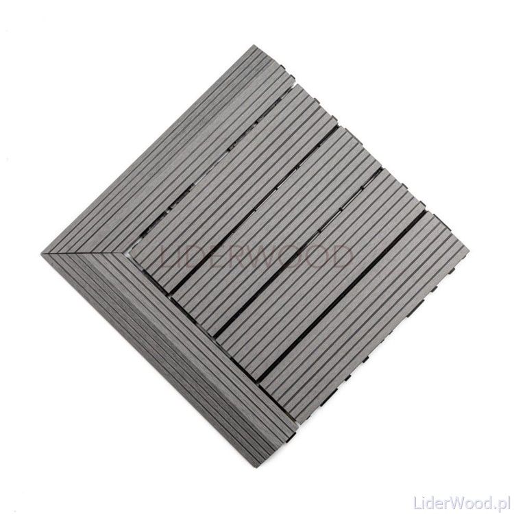 Podest Tarasowy Kompozytowy Narożny Lewy Jasny Szary