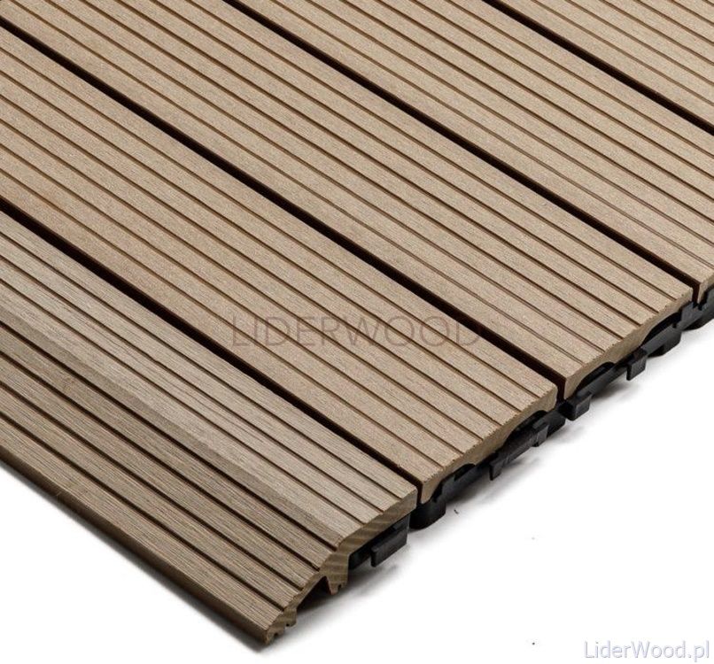 Podest Tarasowy Kompozytowy Boczny Miodowy Teak