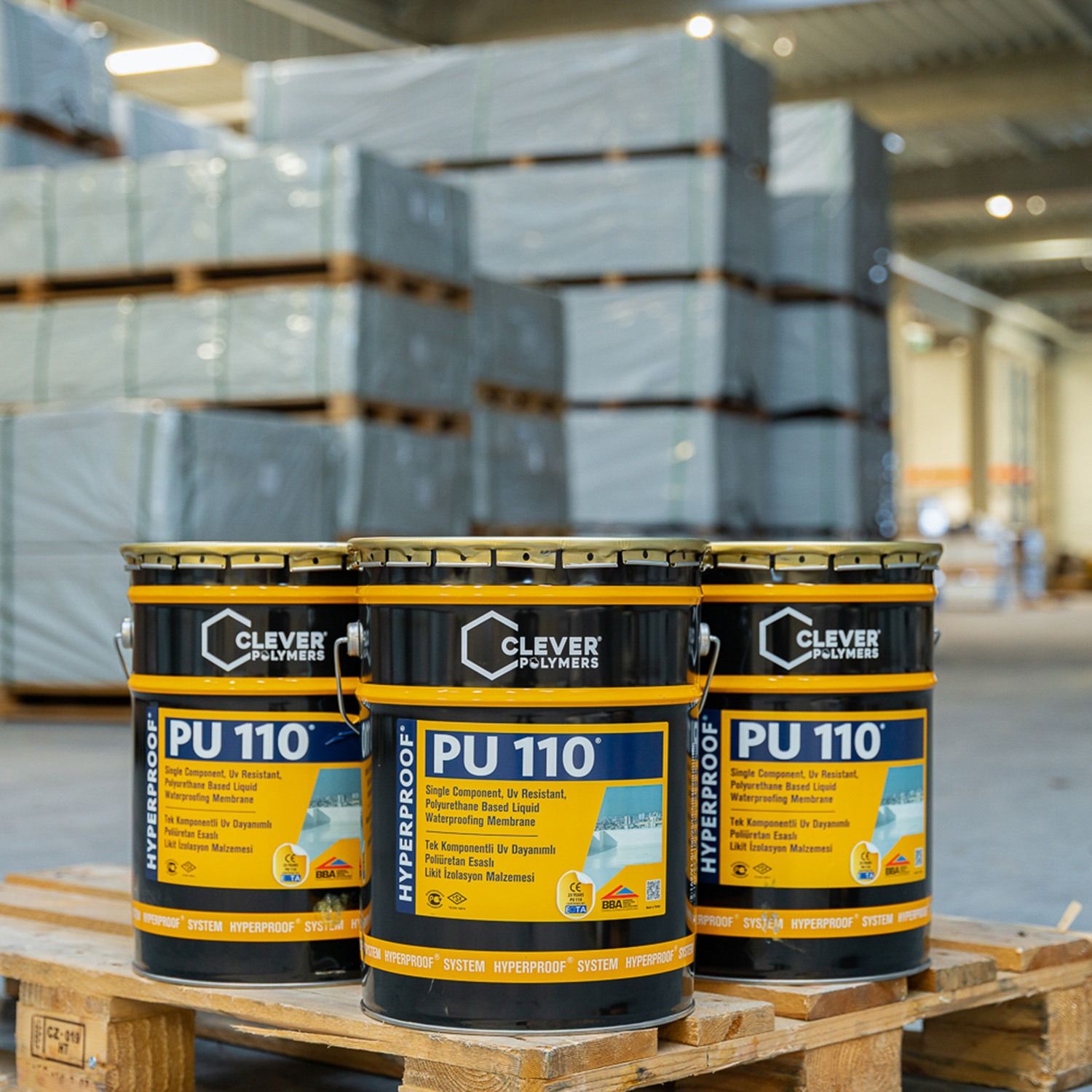 Hydroizolacja Poliuretanowa Jednoskładnikowa CLEVER PU110 – 25 kg