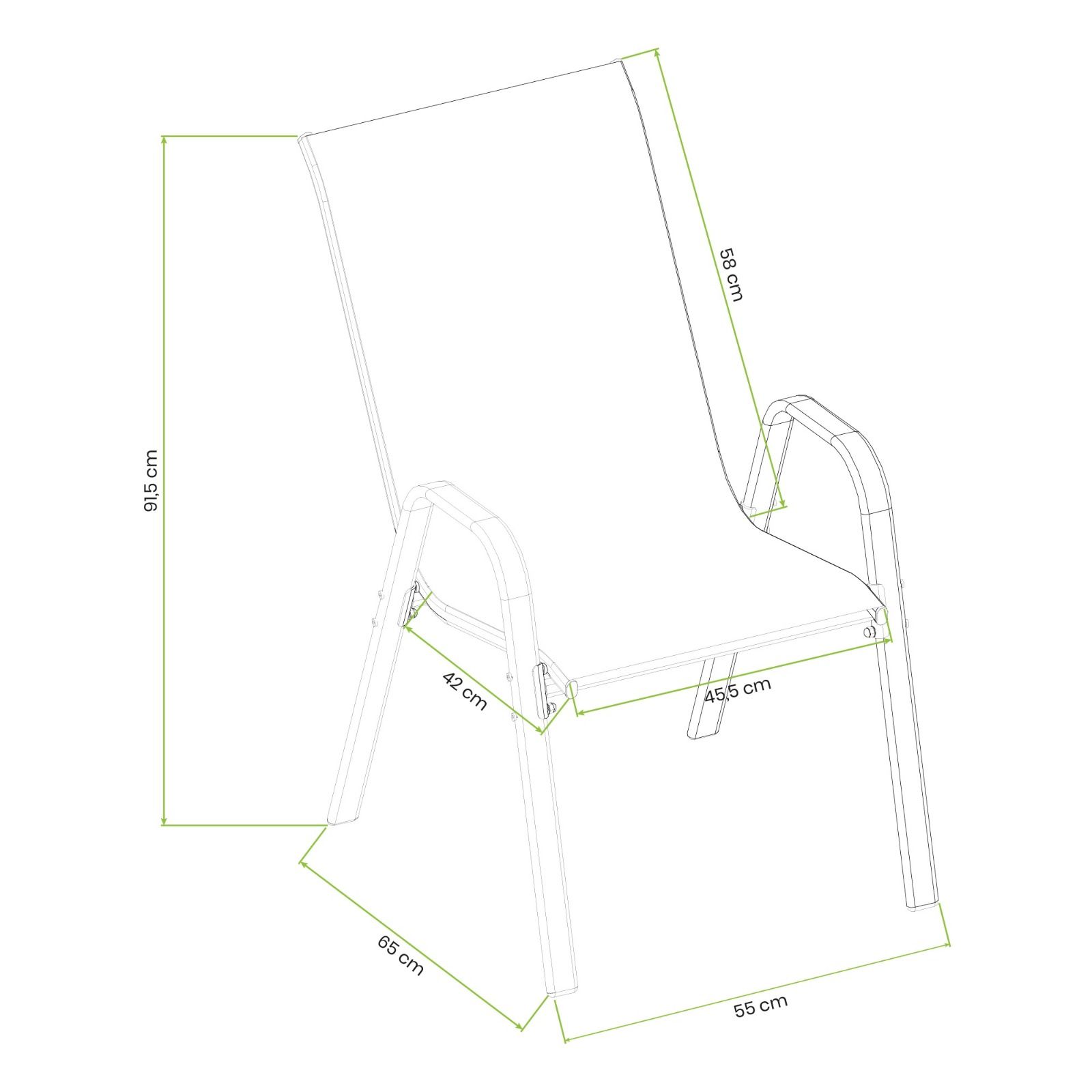 Zestaw Ogrodowy Terra Brązowy – 4 krzesła + stolik Zestaw Ogrodowy Terra Brązowy – 4 krzesła + stolik