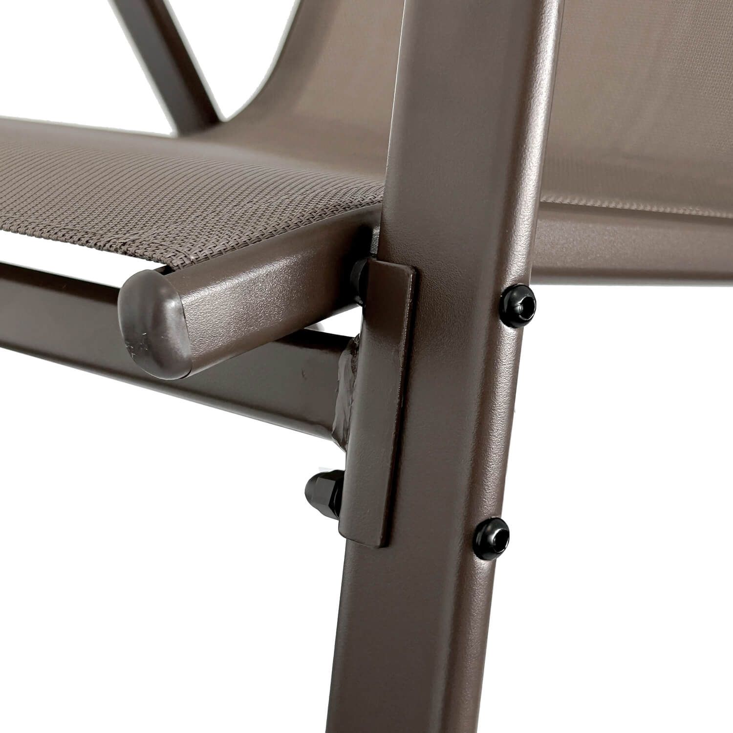 Krzesło Ogrodowe Terra Brązowe – zestaw 4 krzeseł