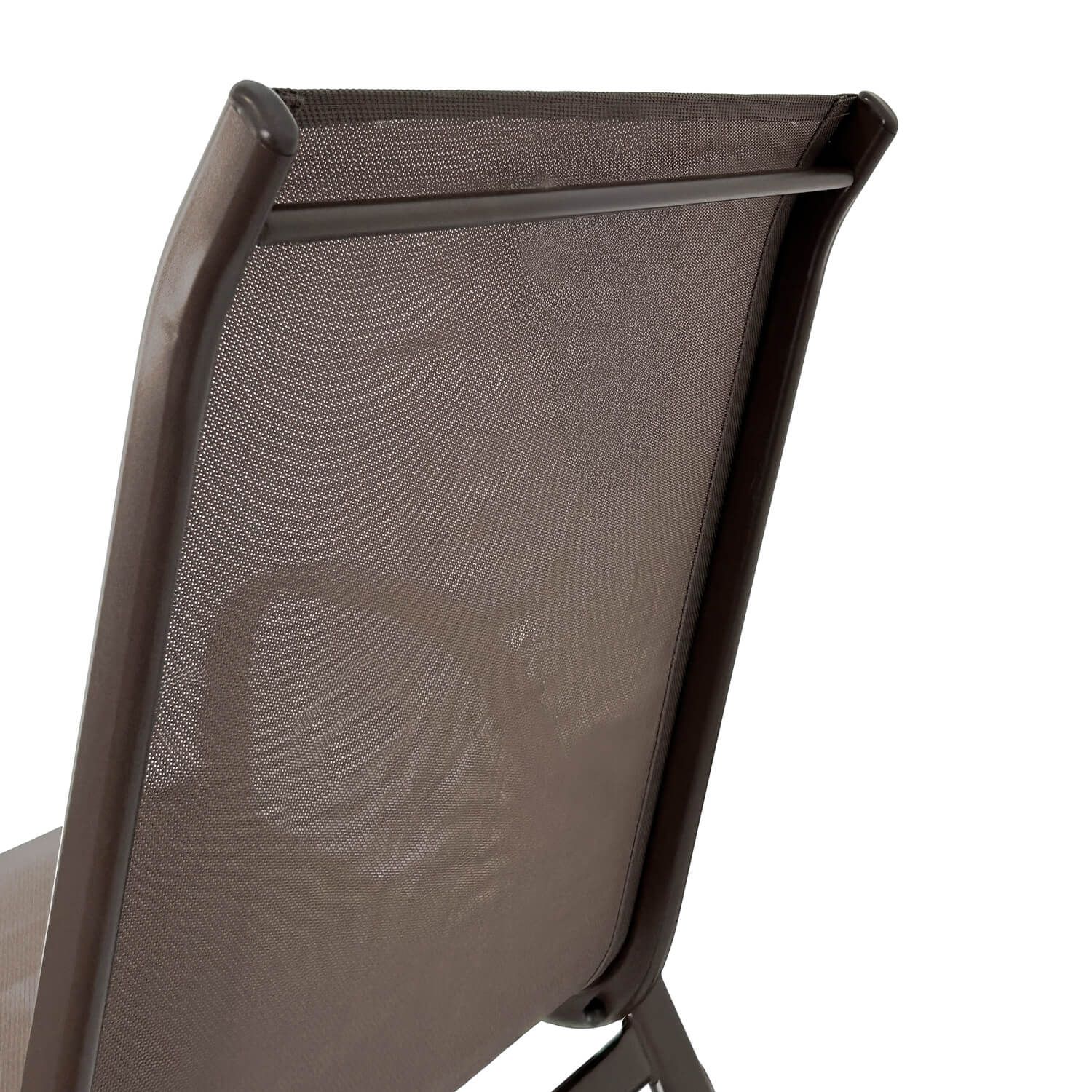 Krzesło Ogrodowe Terra Brązowe – zestaw 4 krzeseł