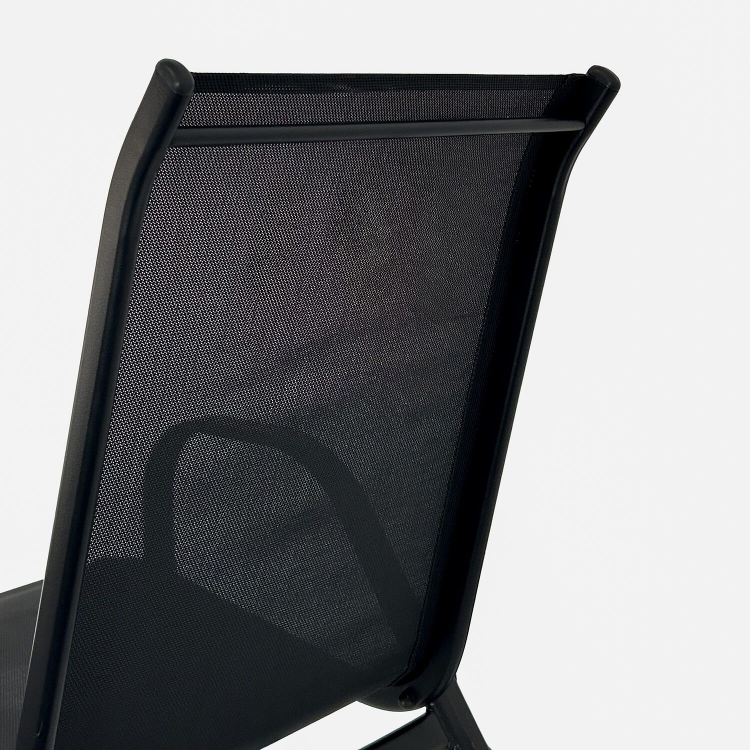 Krzesło Ogrodowe Terra Czarne – zestaw 6 krzeseł