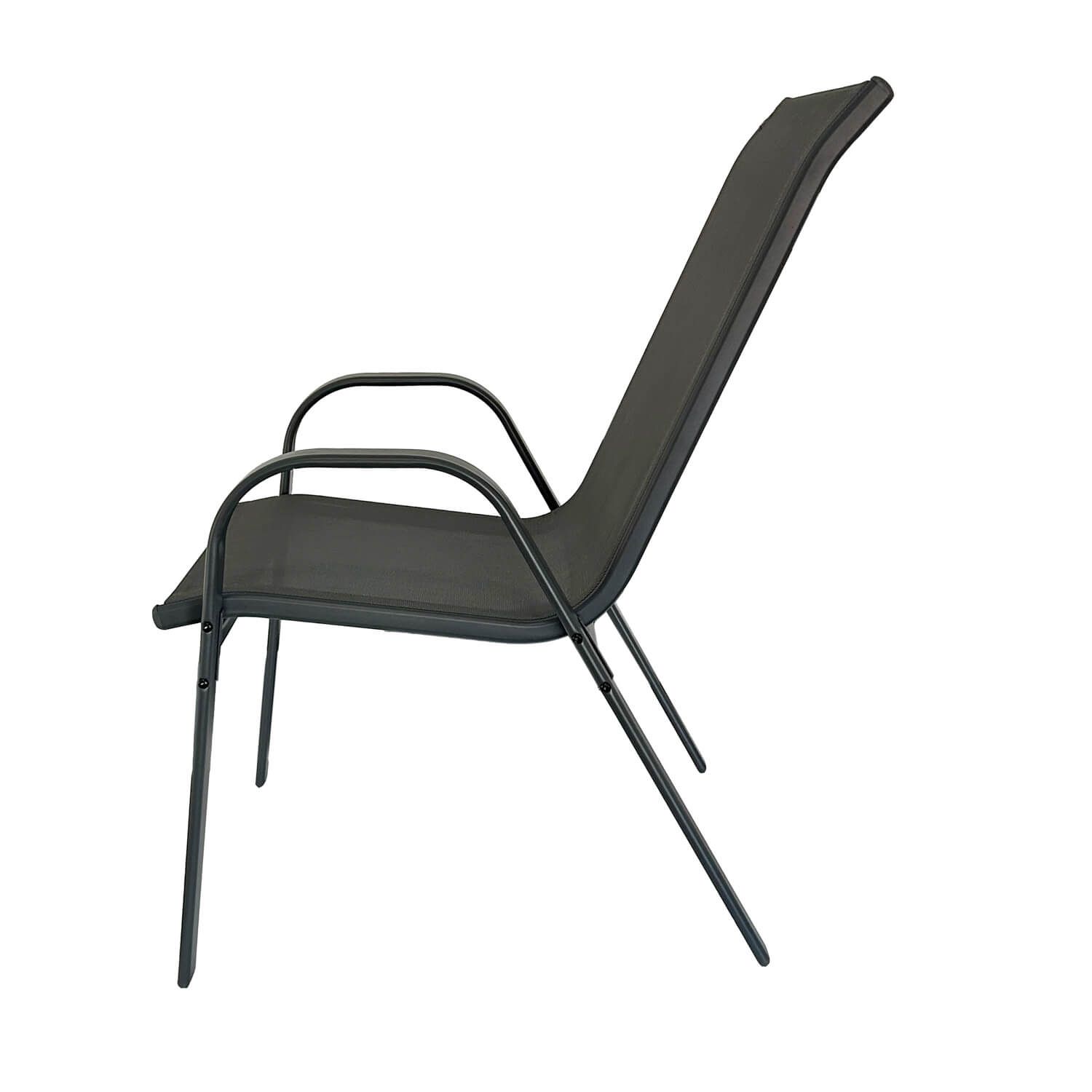 Krzesło Ogrodowe Terra Szare– zestaw 6 krzeseł