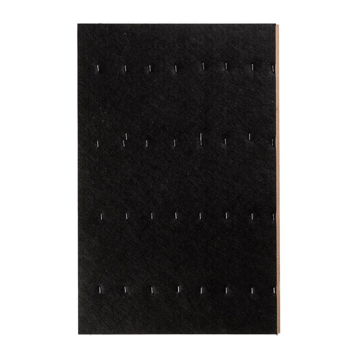 Panel lamelowy ścienny akustyczny na filcu Drewno Naturalne Fornir 32 x 32 cm