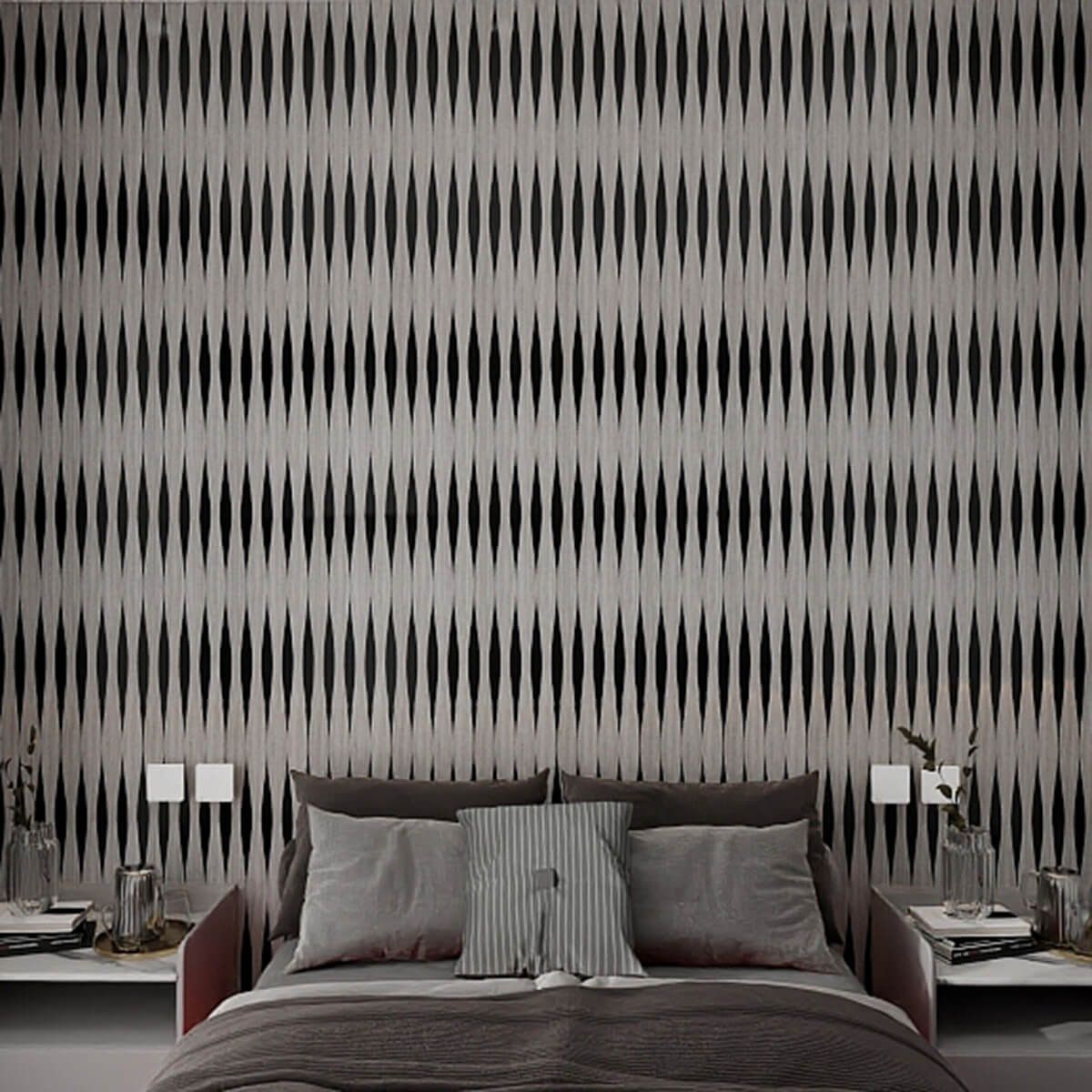 Lamele ścienne akustyczne na filcu V-Line Dąb Soft Fornir 2,1 x 30,5 cm – dł. 2,7 m