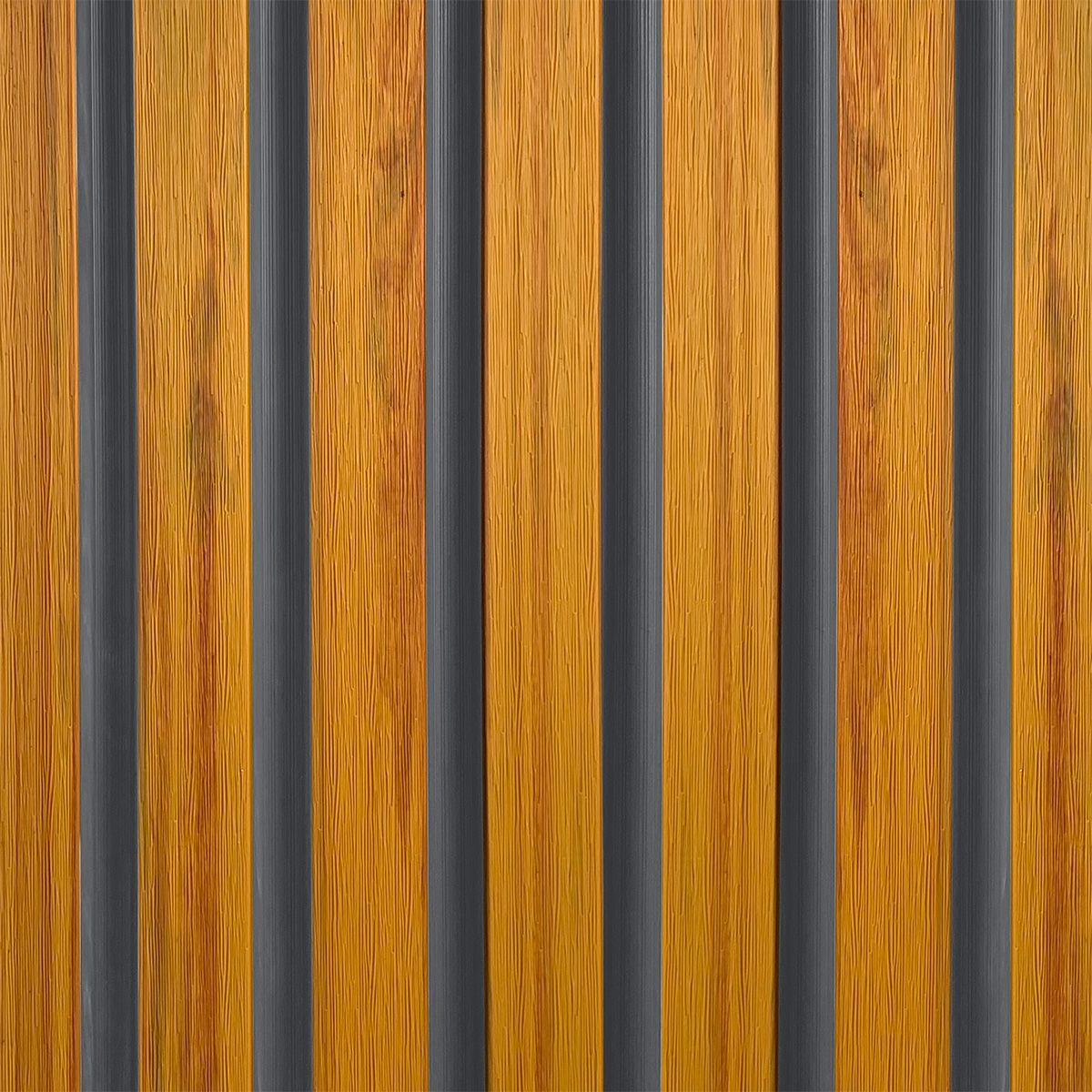 Deska Elewacyjna Kompozytowa Lamelowa Trapez Dąb Bursztynowy / Szary – dł. 2,9 m