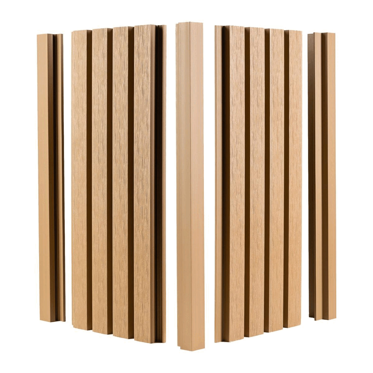 Listwa Kompozytowa Lamelowa Dwustronna Uniwersalna Premium Dąb 43,5 mm – dł. 2,9 m