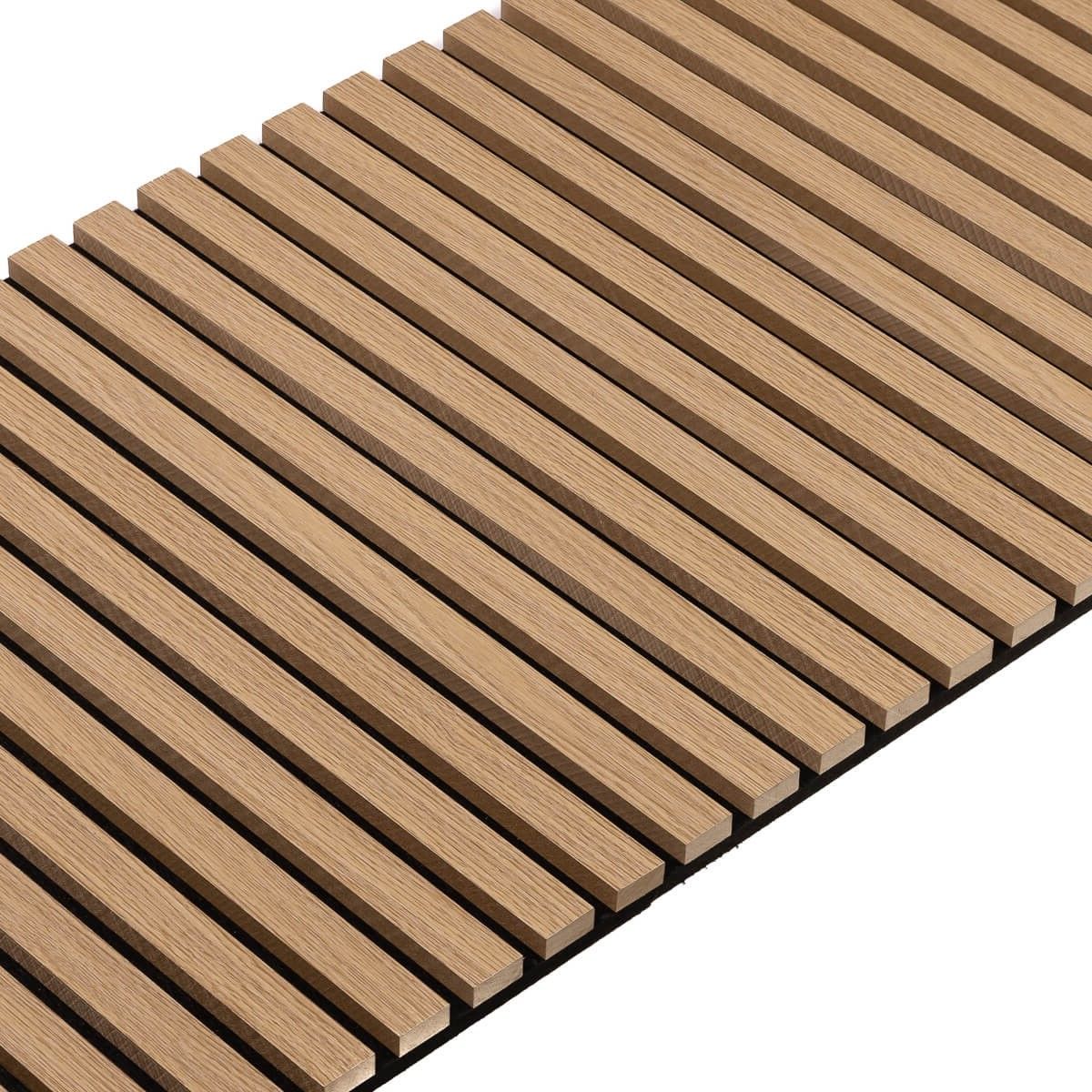 Lamele ścienne akustyczne na filcu Dąb Sonoma 2 x 32 cm – dł. 2,7 m