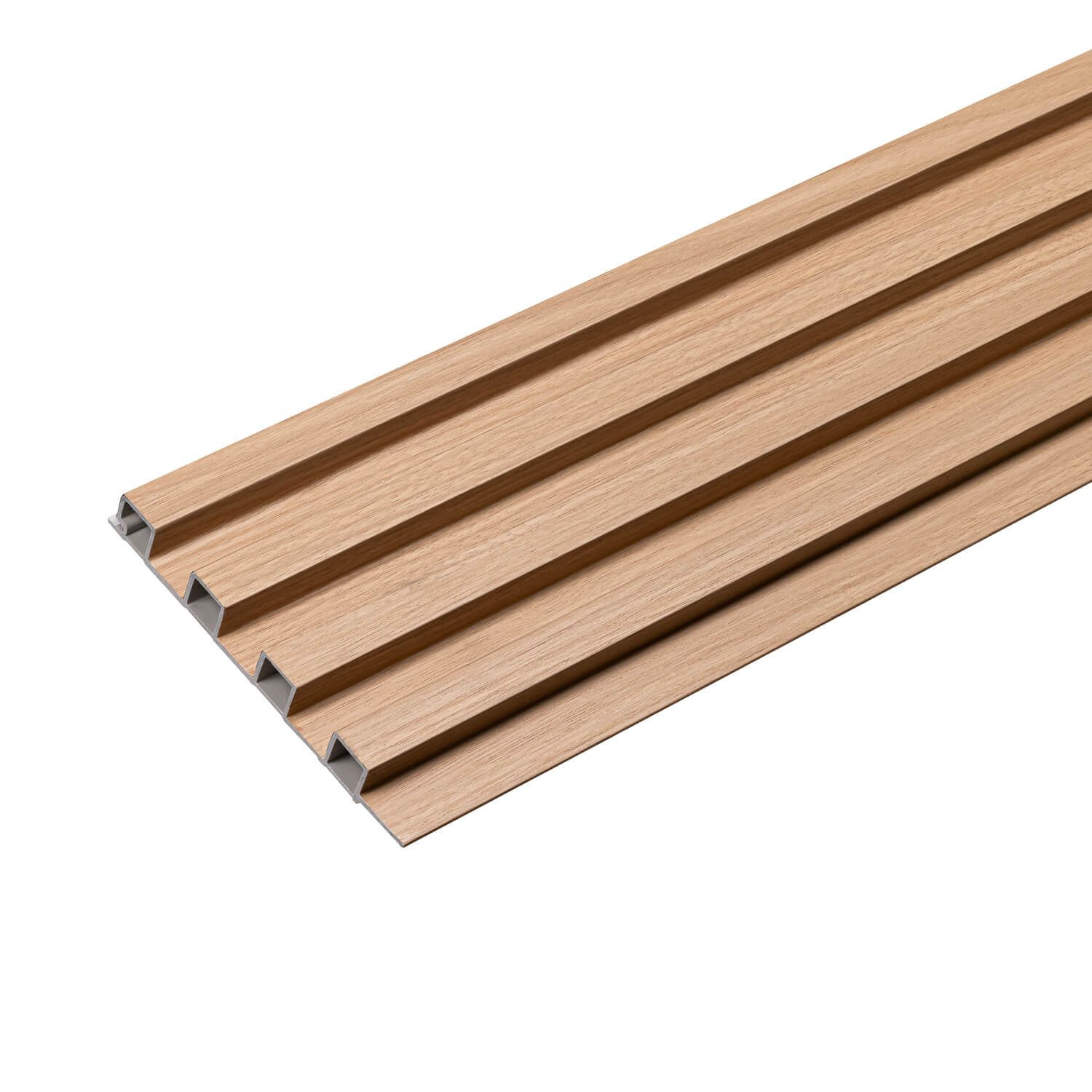 Lamele Ścienne SPC Wysokie Dąb Naturalny Mat 1,7 x 14,9 cm – dł. 2,8 m