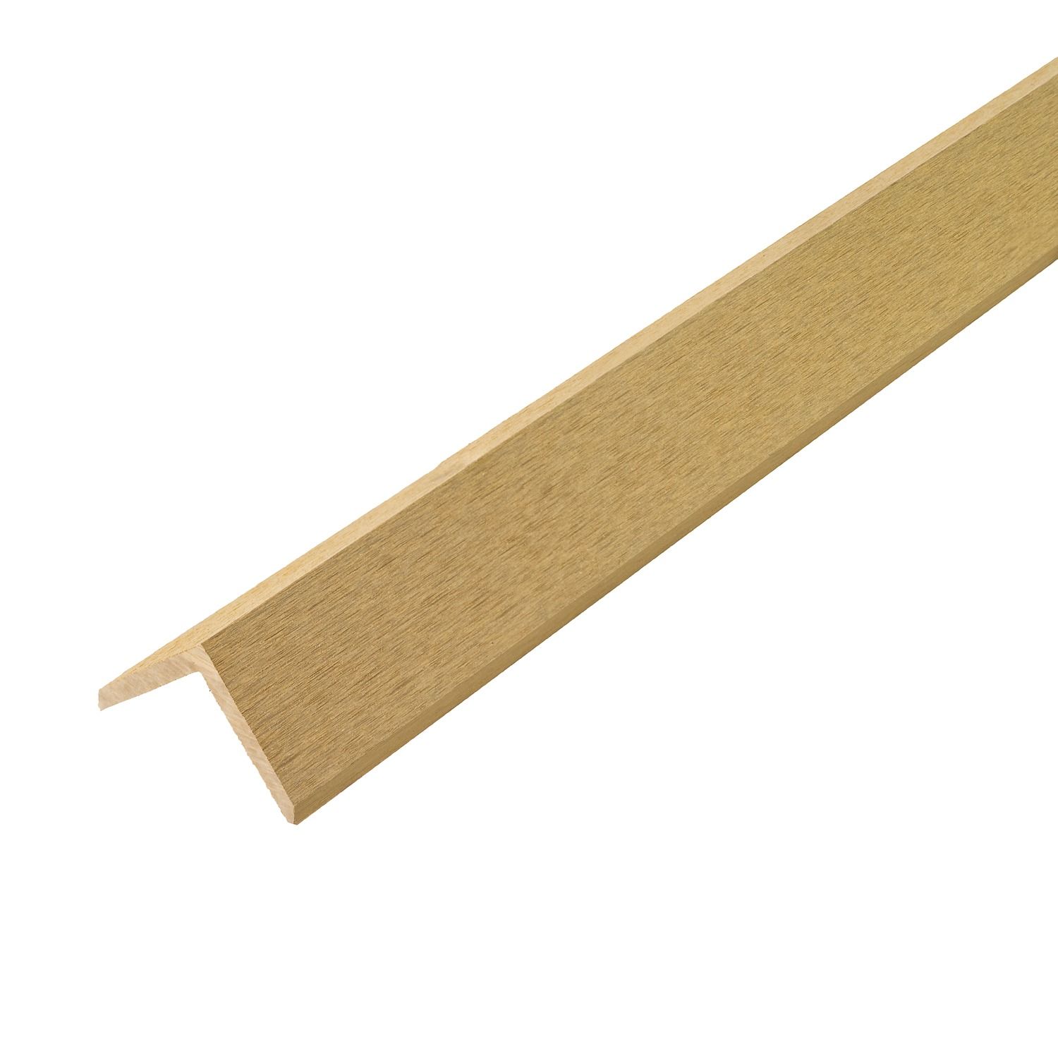 Listwa Kompozytowa Kątowa Standard Miodowy Teak – dł. 2,4 m