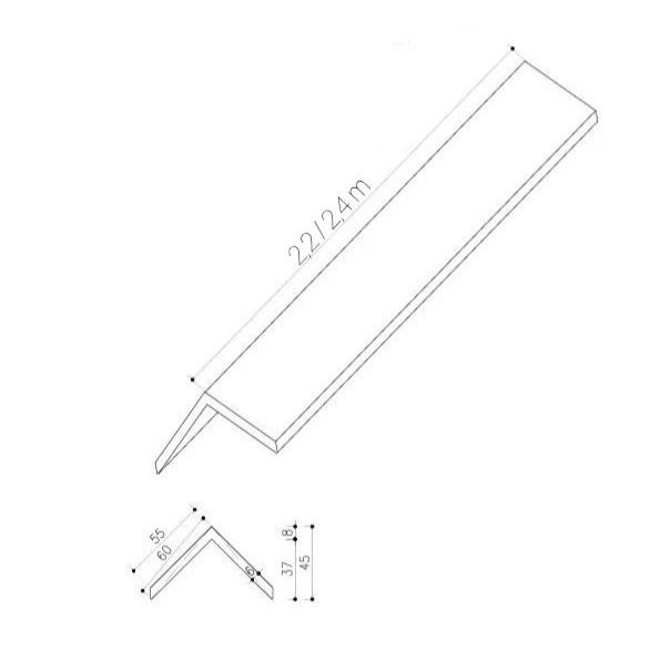 Listwa Kompozytowa Kątowa Standard/Classic/3D Antracyt – dł. 2,4 m Listwa Kompozytowa Kątowa Standard/Classic/3D Antracyt – dł. 2,4 m