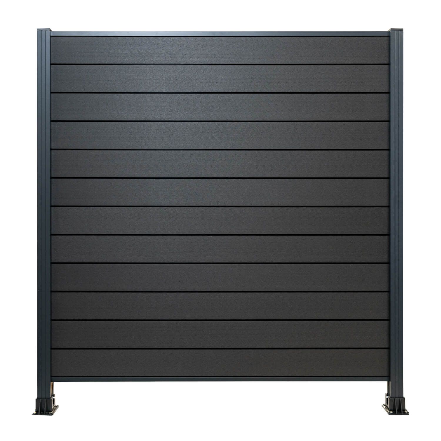 Panel ogrodzeniowy kompozytowy Standard Antracyt – 1 słupek
