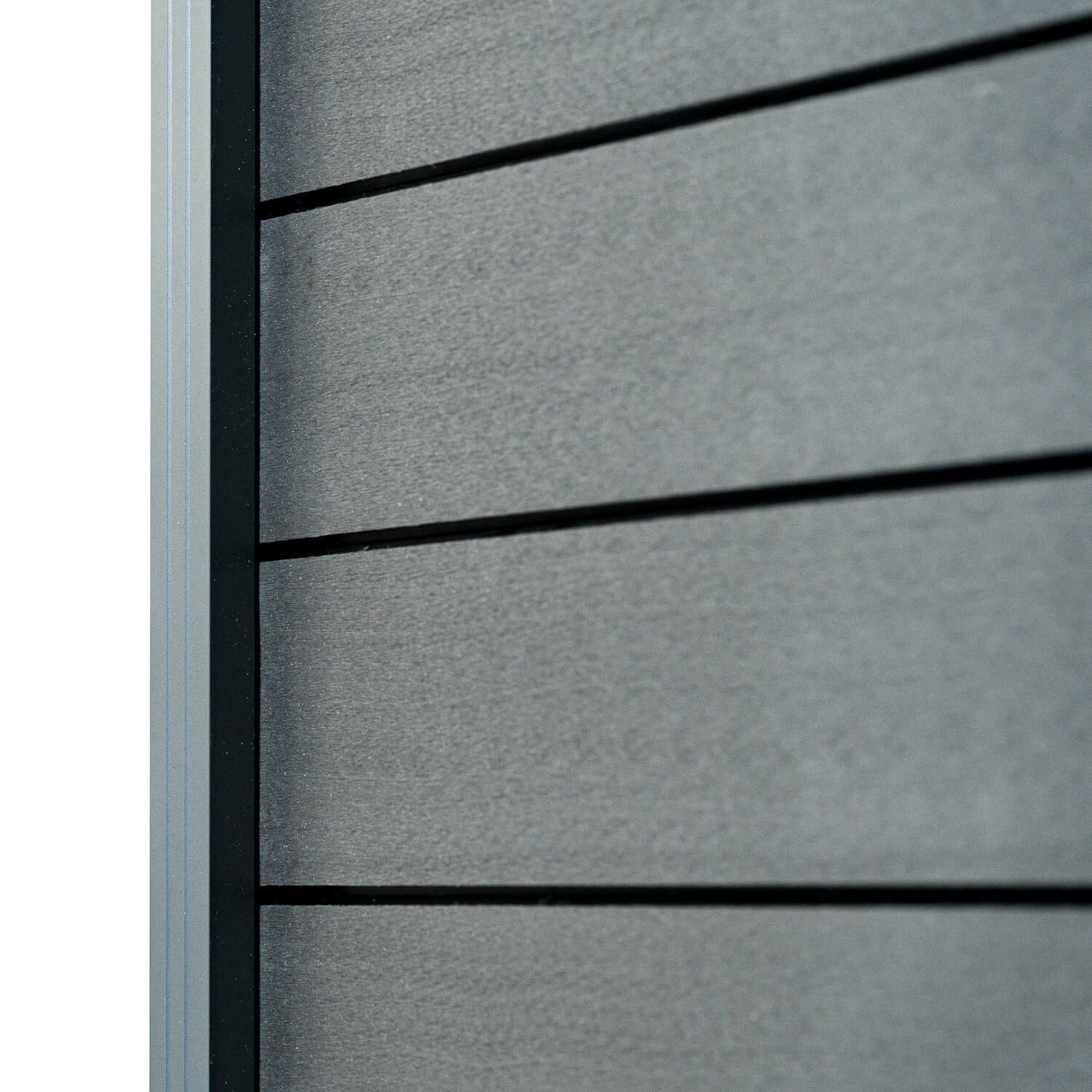 Panel ogrodzeniowy kompozytowy Standard Antracyt – 2 słupki