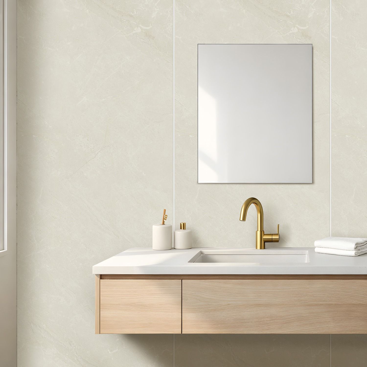 Panel Ścienny SPC Kamień Limestone Beżowy Mat 120 x 280 cm 4 mm Panel Ścienny SPC Kamień Limestone Beżowy Mat 120 x 280 cm 4 mm