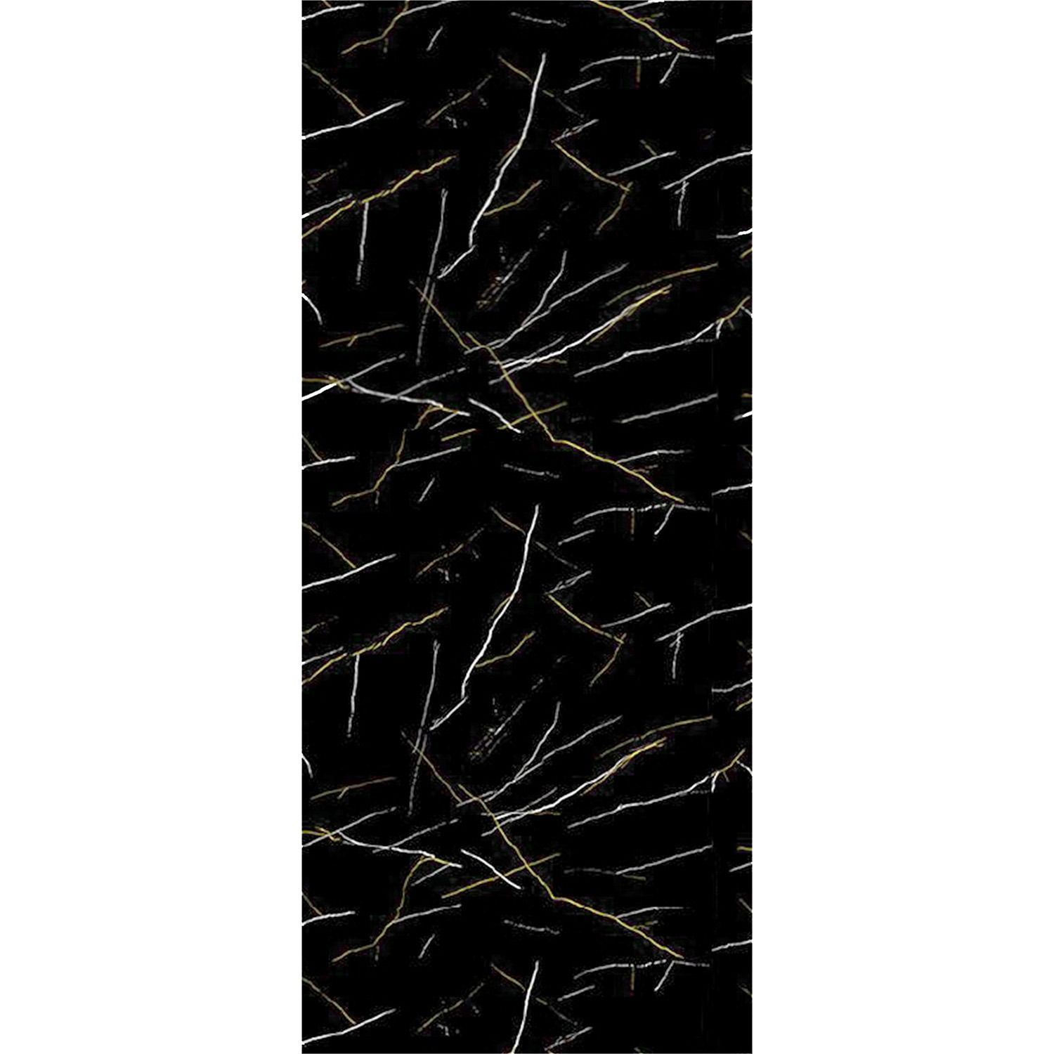 Panel Ścienny SPC Marmur Marquina Czarny Połysk 120 x 280 cm 4 mm Panel Ścienny SPC Marmur Marquina Czarny Połysk 120 x 280 cm 4 mm
