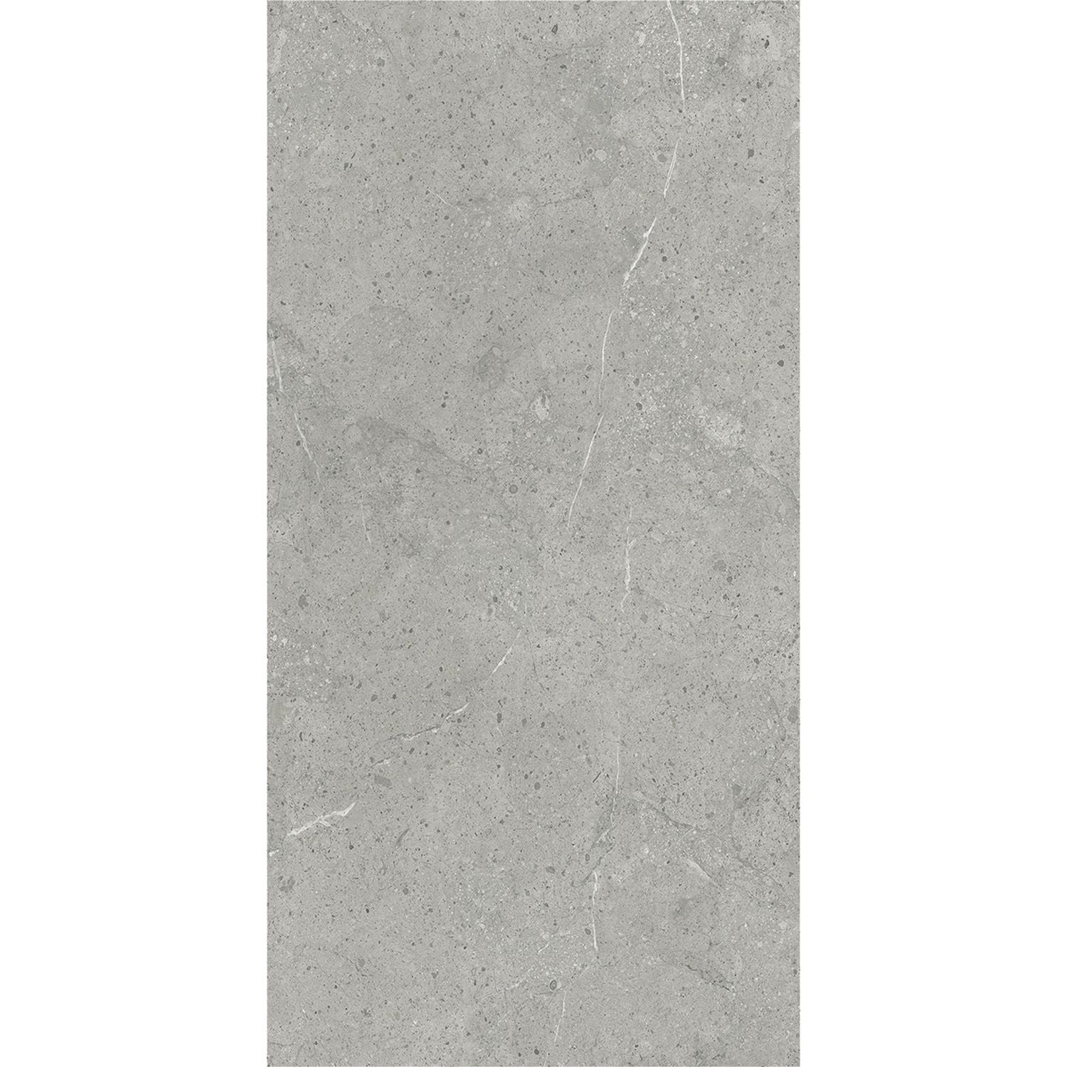  Panel Podłogowy SPC Winylowy Kamień Limestone Szary Mat 45 x 90 cm 4 mm
