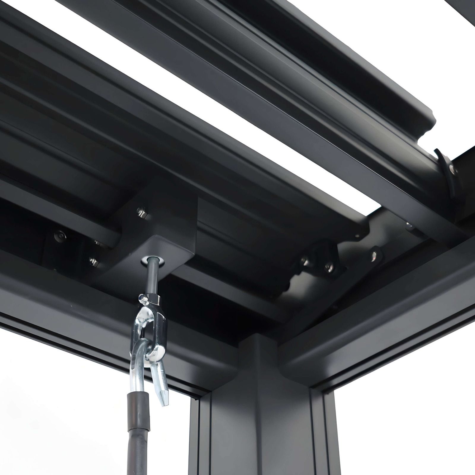 Pergola Ogrodowa Aluminiowa z regulowanym dachem Antracyt 3 x 3 m