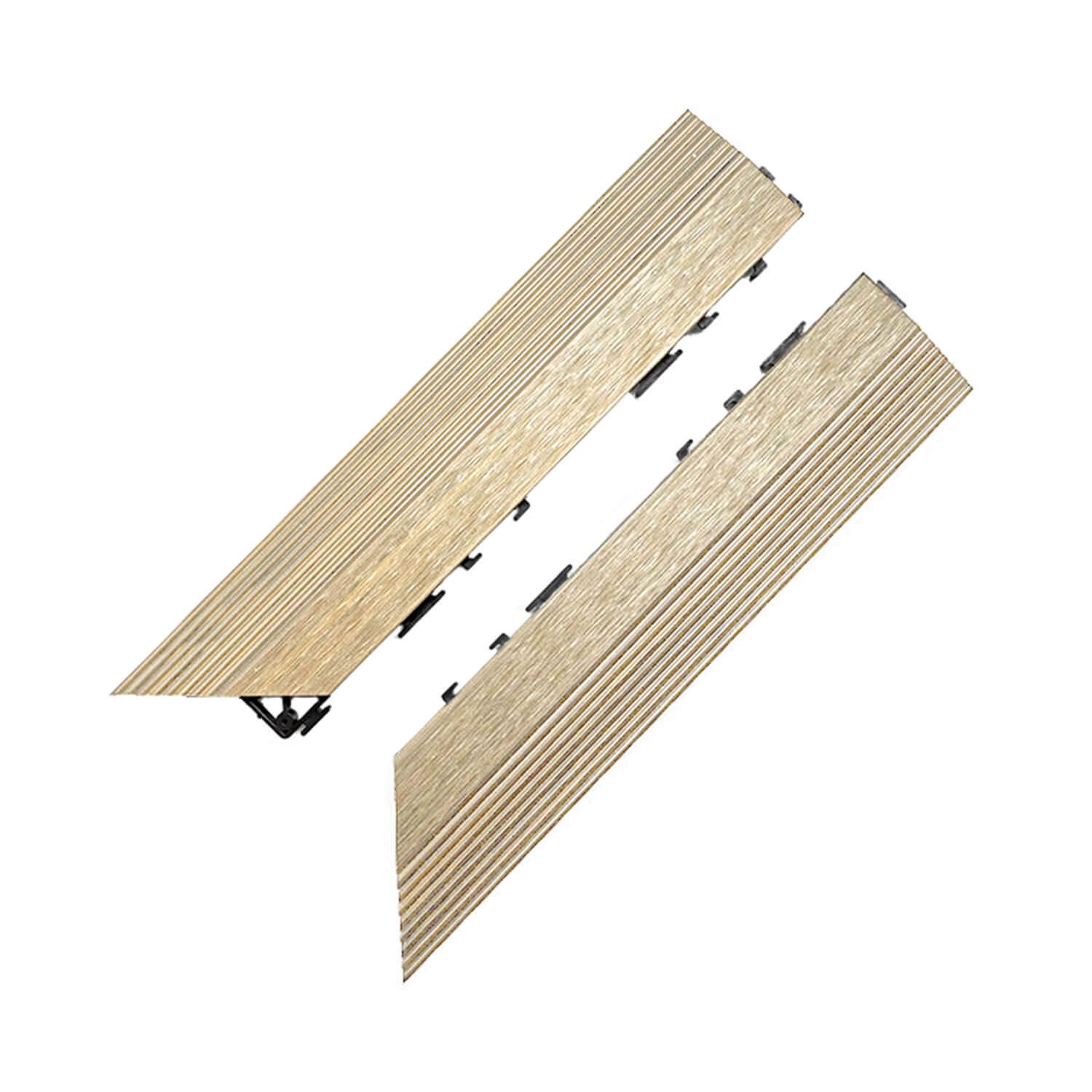 Podest Tarasowy Kompozytowy Premium Narożny Lewy Ecru