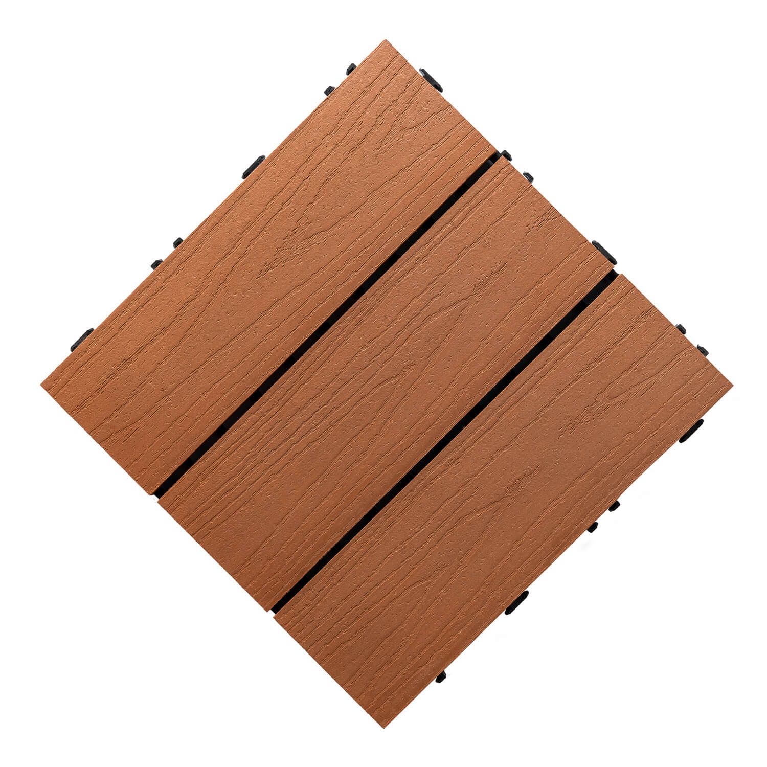 Podest Tarasowy Kompozytowy 3D Solid Jasny Brąz 30 x 30 x 2,5 cm