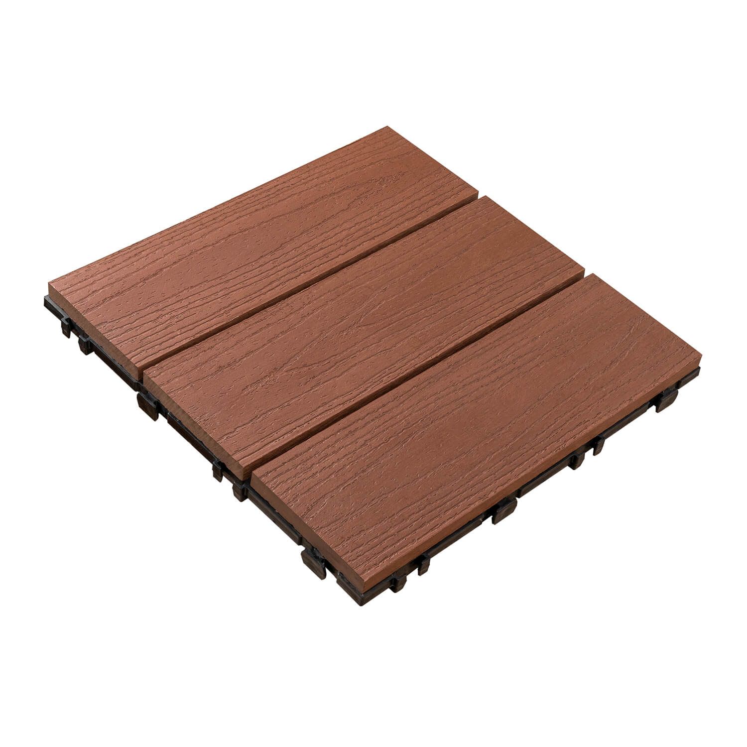 Podest Tarasowy Kompozytowy 3D Solid Mahoń 30 x 30 x 2,5 cm