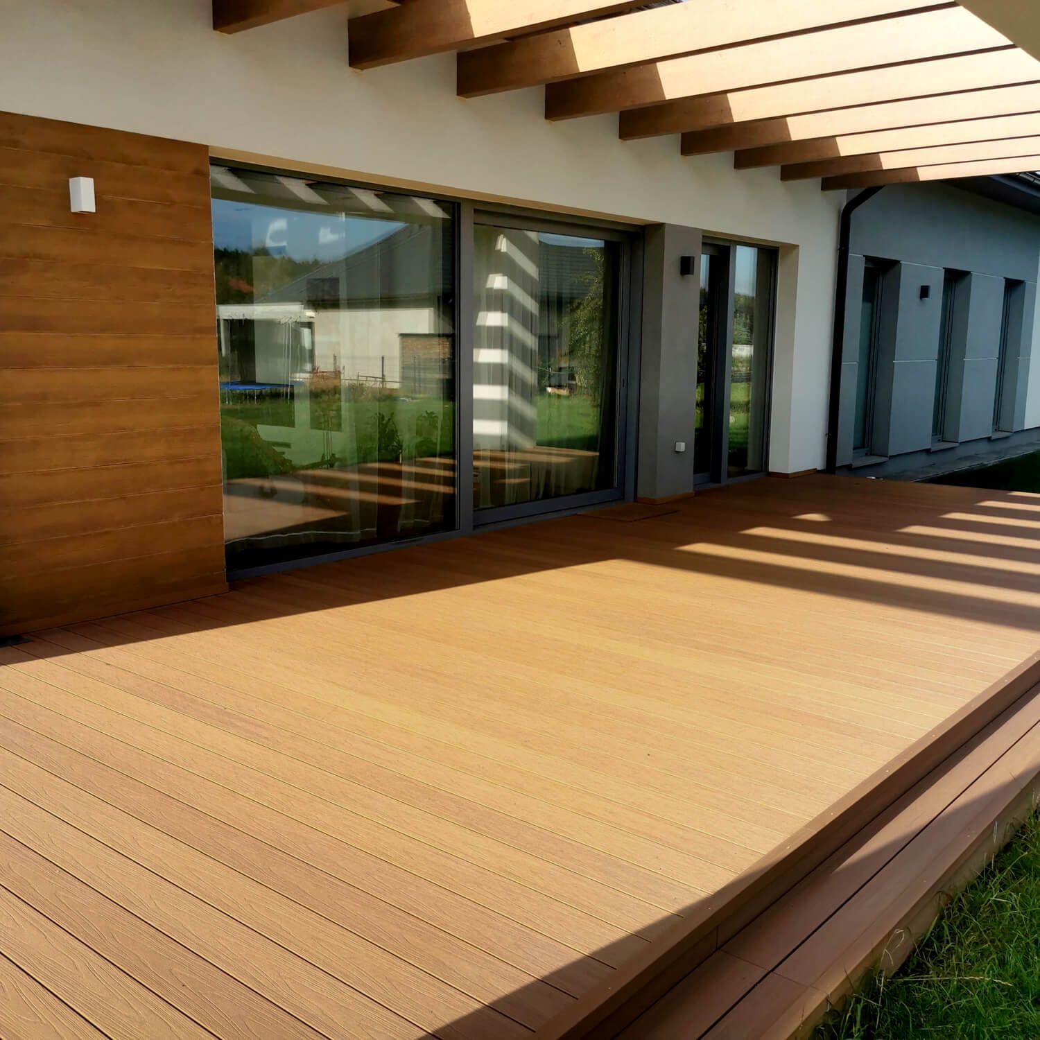 Deska Tarasowa Kompozytowa Premium Dąb Naturalny / Dąb Winchester – dł. 3 m