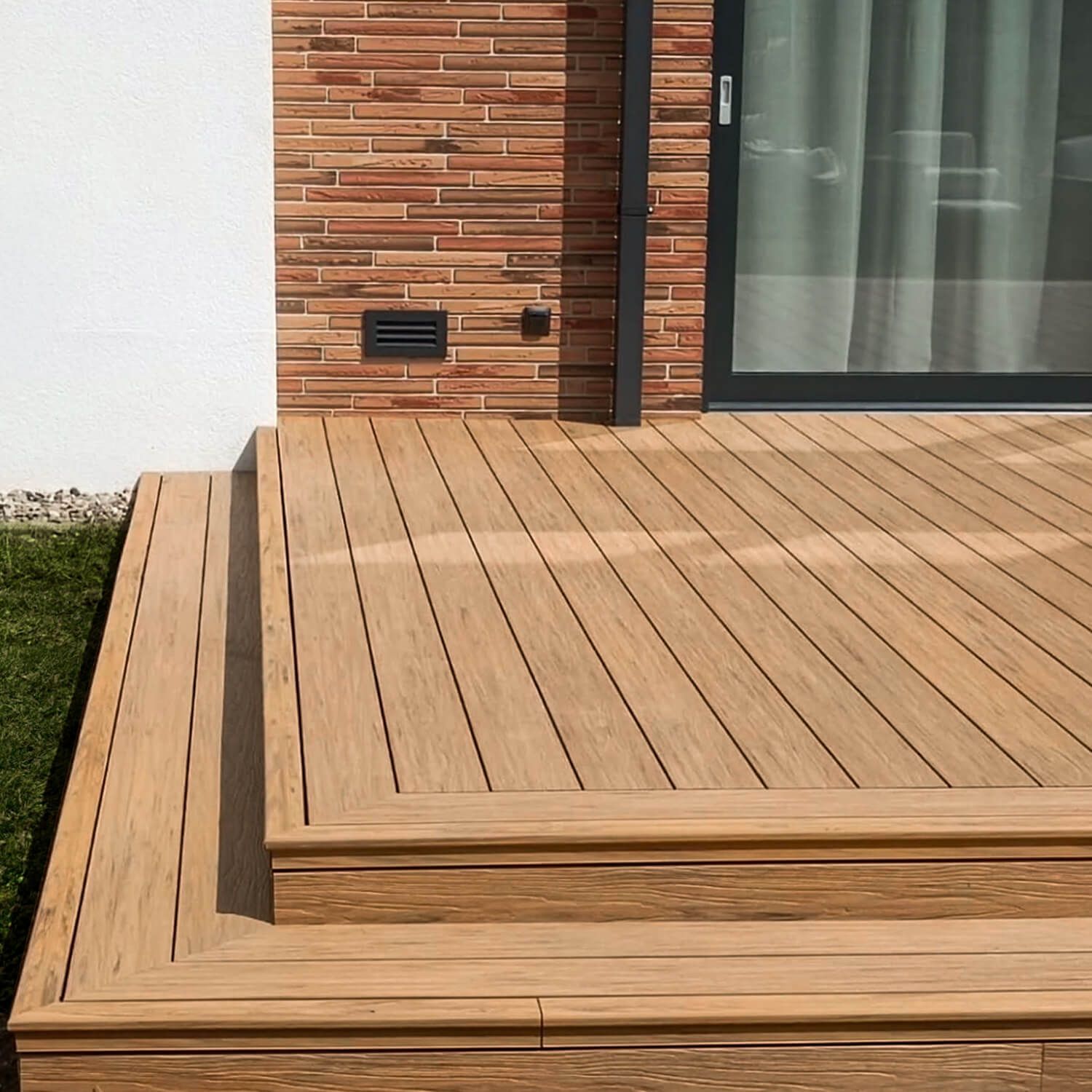 Deska Tarasowa Kompozytowa Premium Dąb Naturalny / Dąb Winchester – dł. 3 m