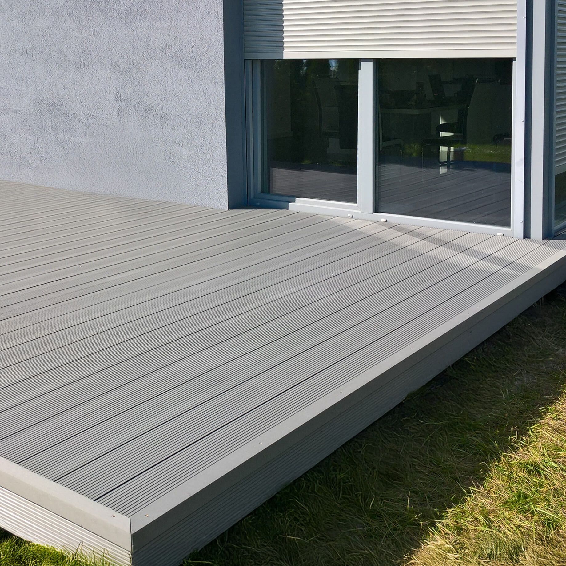 Deska Tarasowa Kompozytowa Standard 15 Jasny Szary – dł. 3,5 m