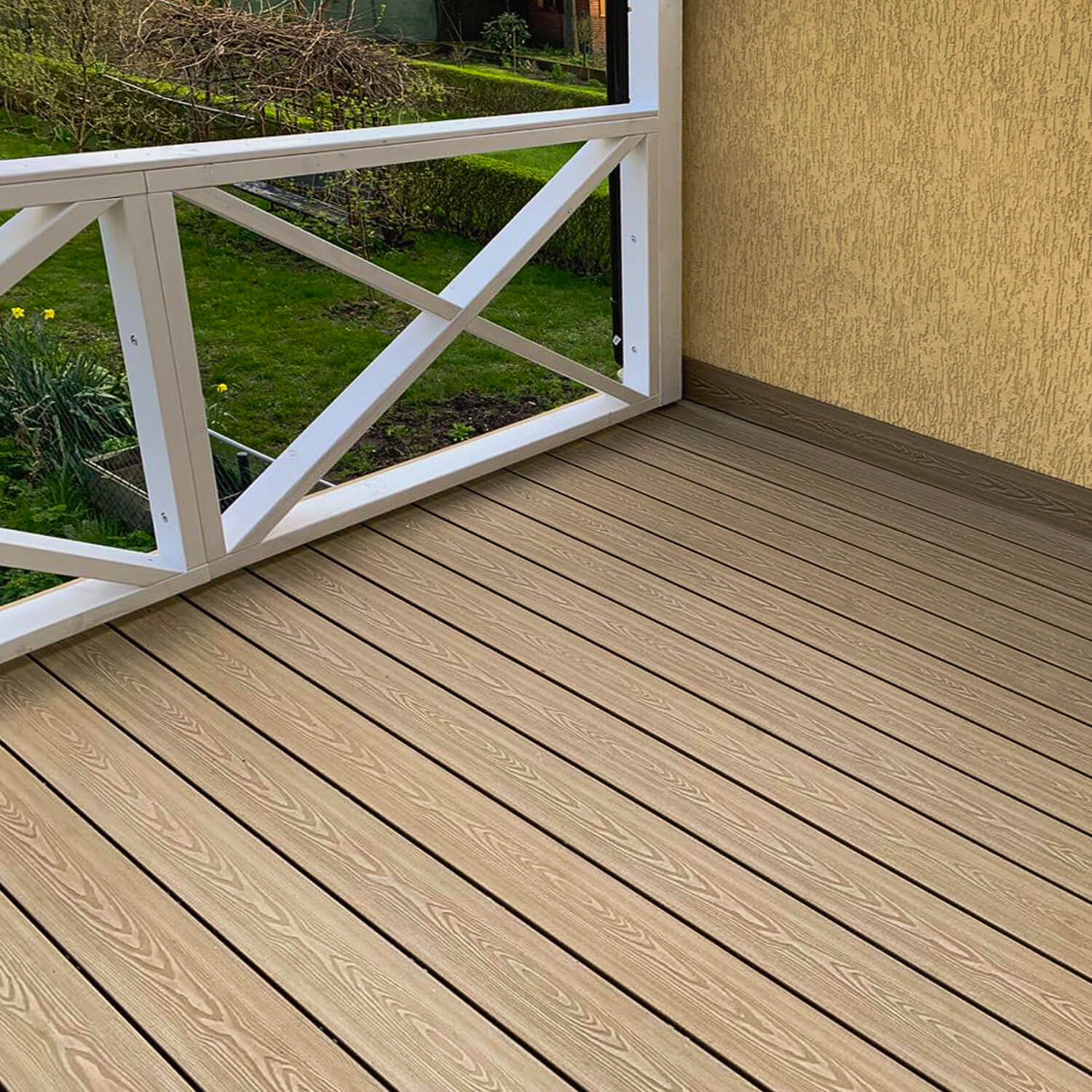 Deska Tarasowa Kompozytowa 3D Miodowy Teak – dł. 3 m