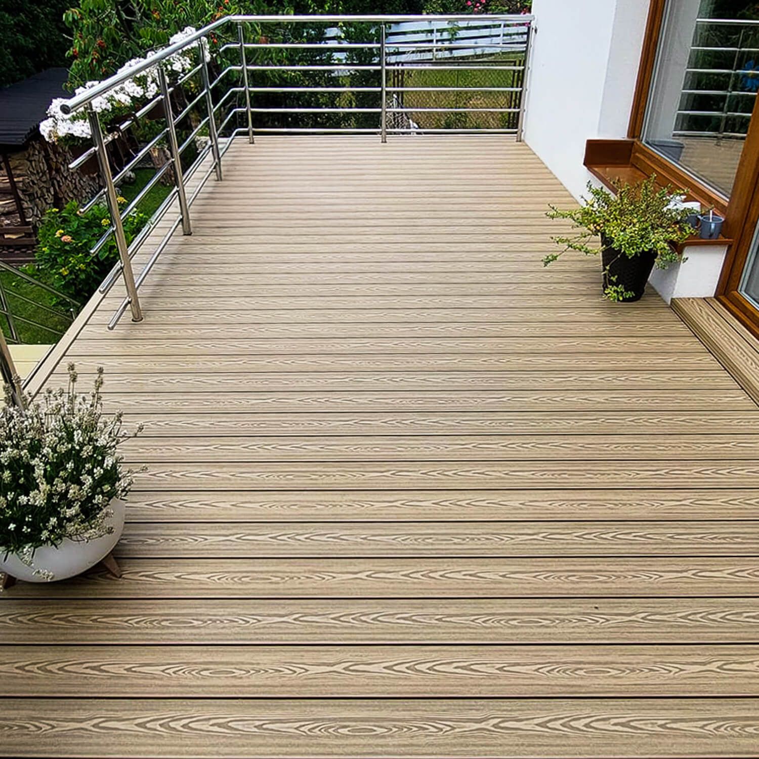 Deska Tarasowa Kompozytowa 3D Miodowy Teak – dł. 3 m