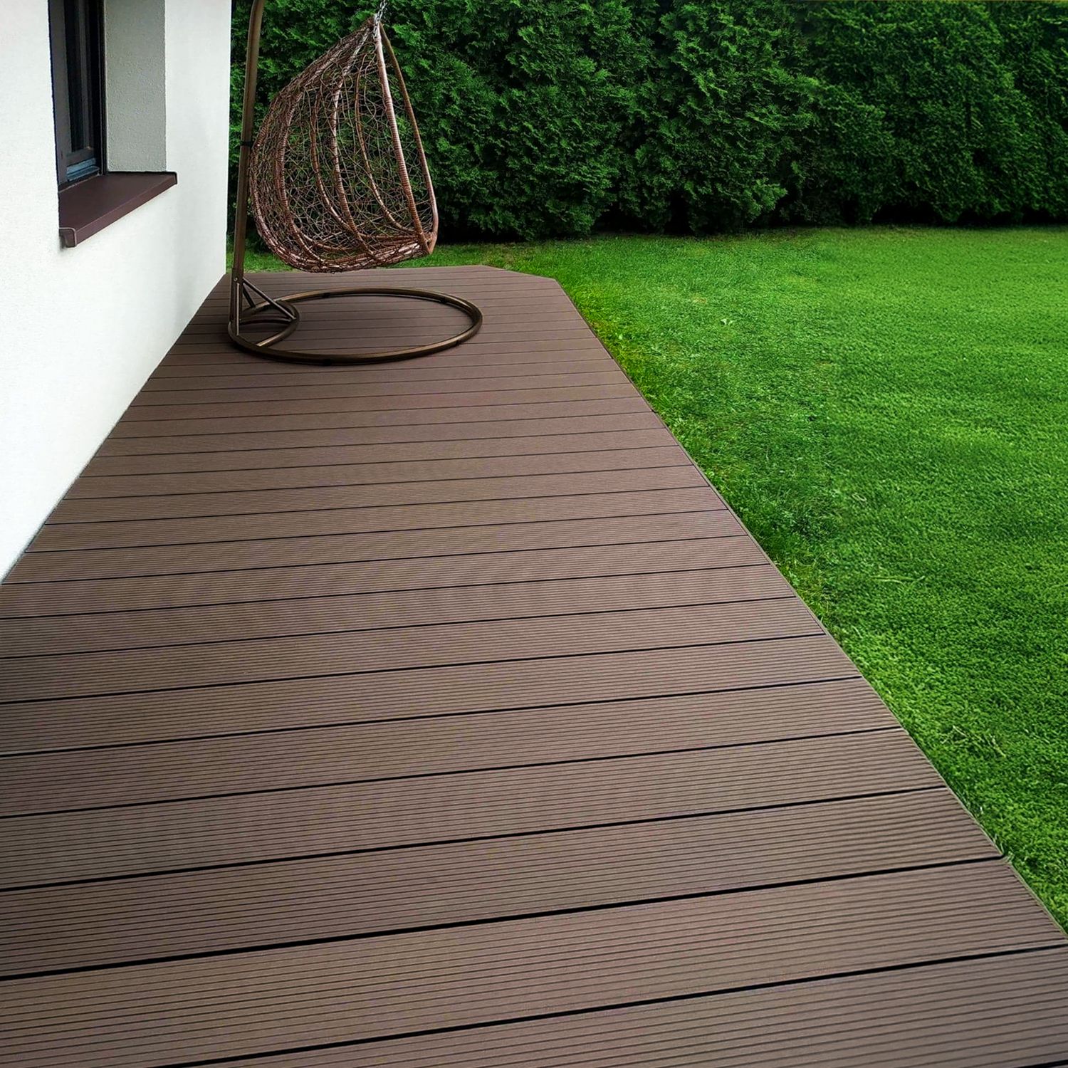 Deska Tarasowa Kompozytowa Standard 15 Brąz – dł. 4 m